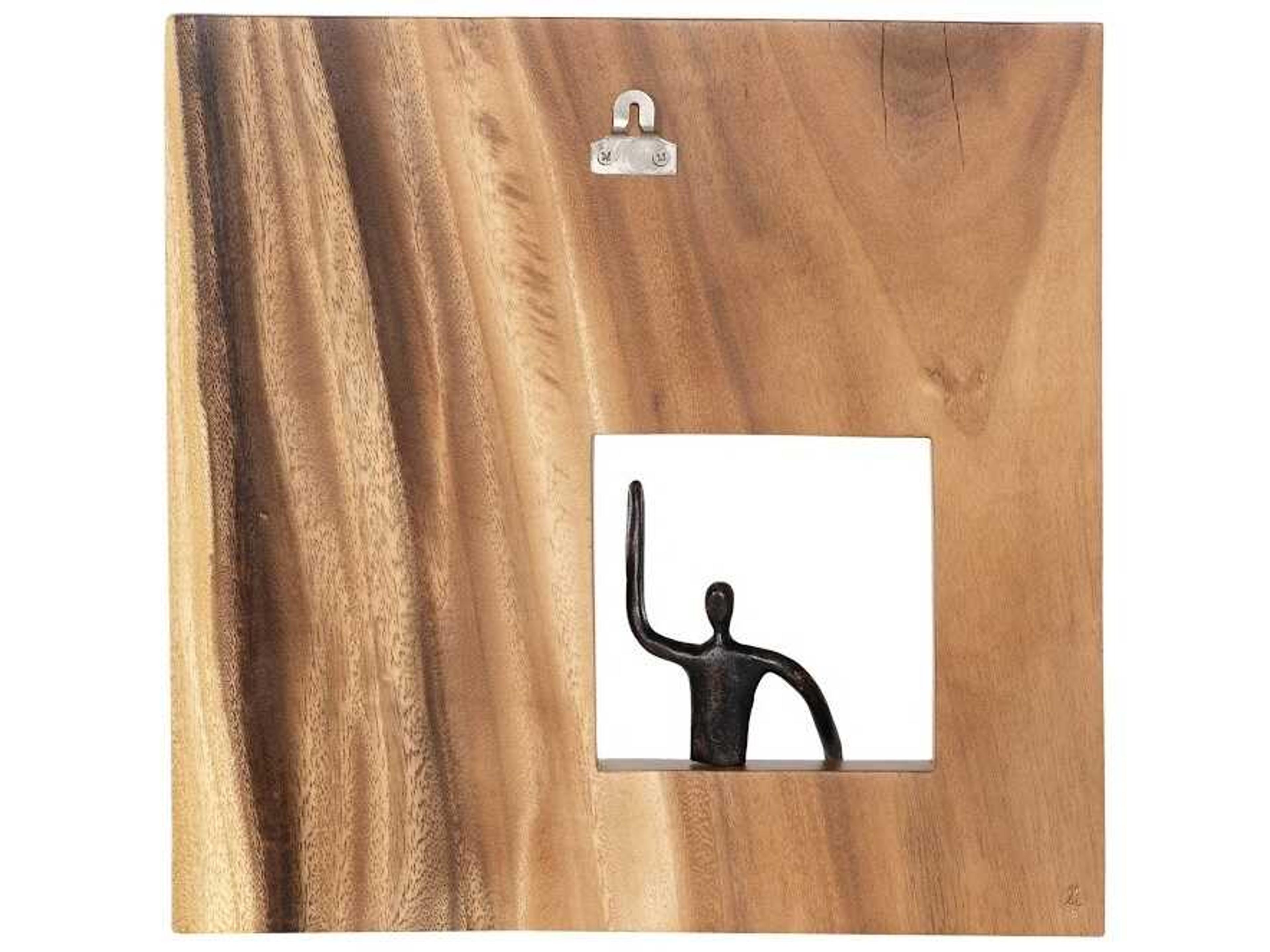 Phillips Collection Atlas Square Metal Wall Art Wood