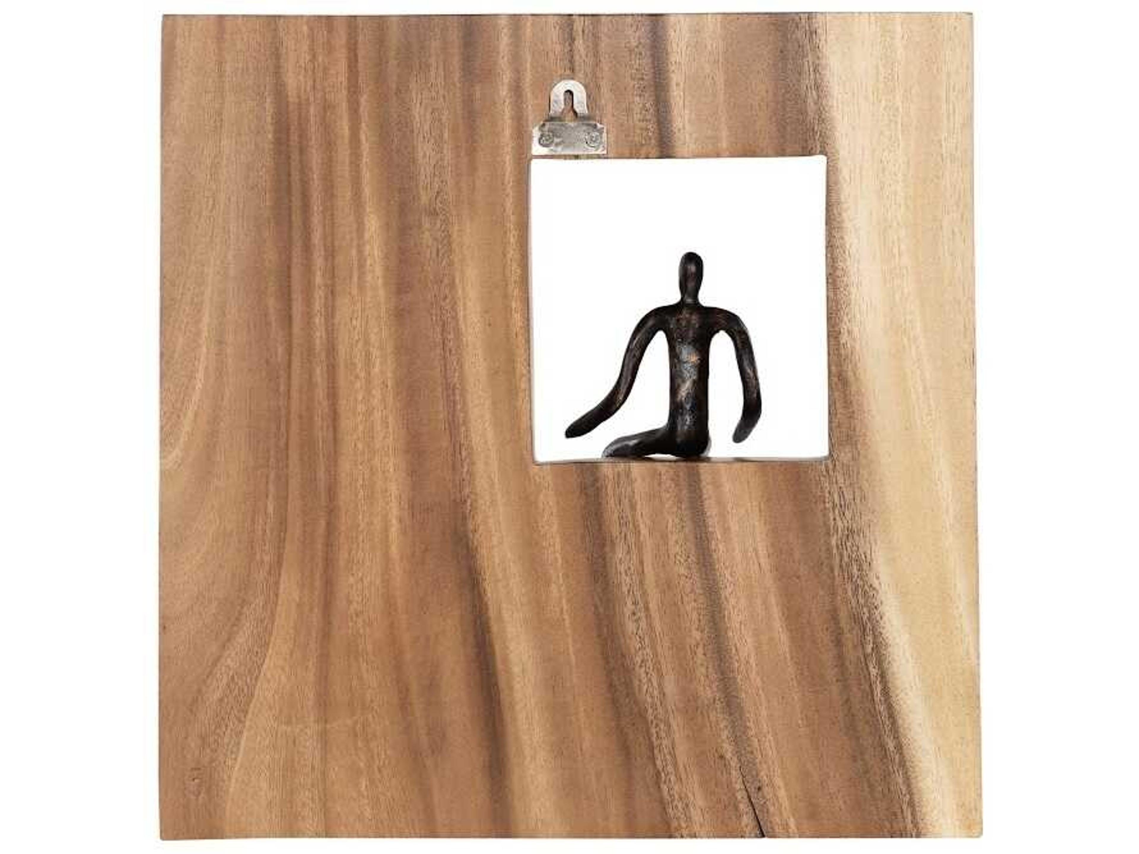 Phillips Collection Atlas Square Metal Wall Art Wood