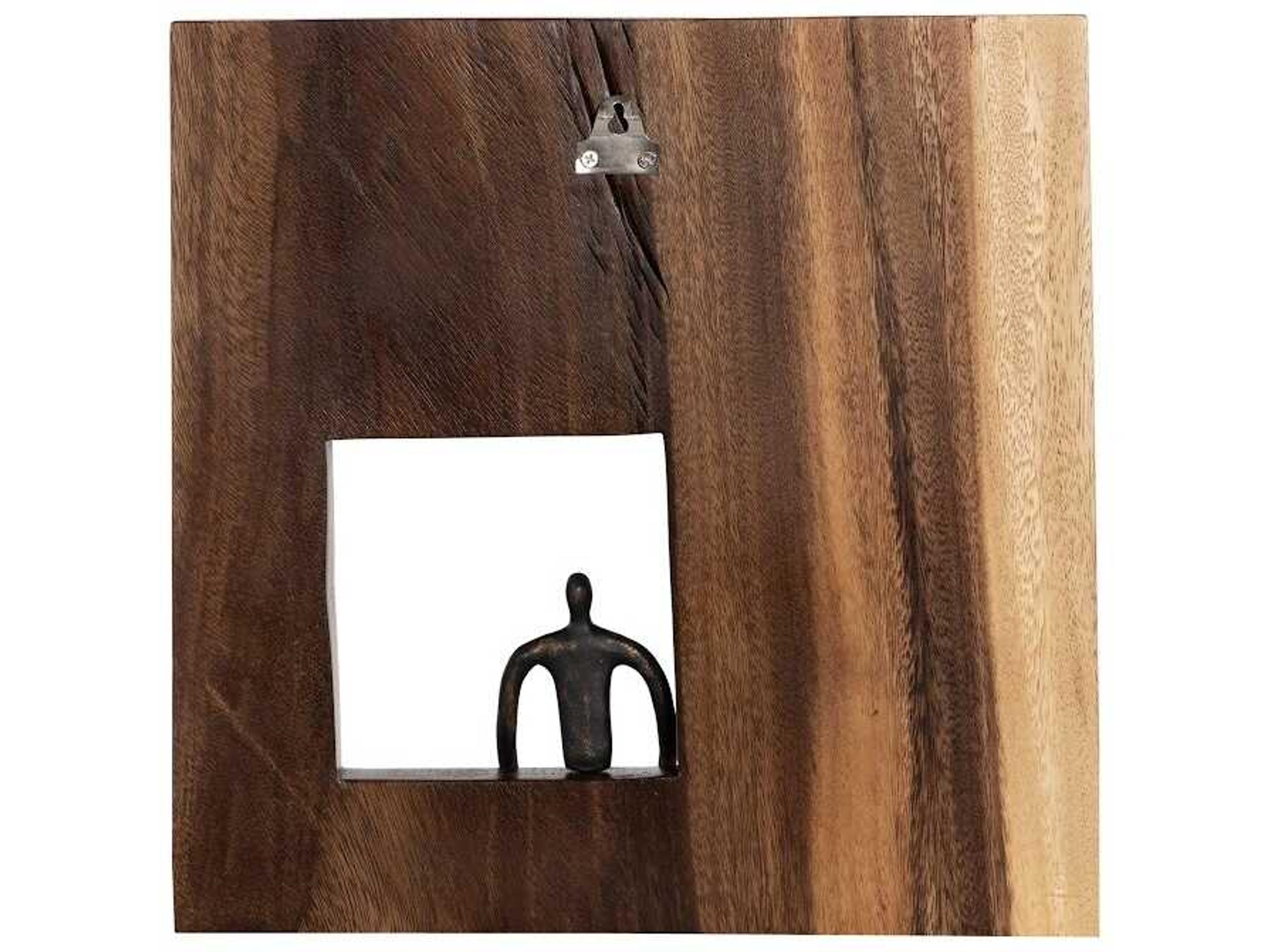 Phillips Collection Atlas Square Metal Wall Art Wood