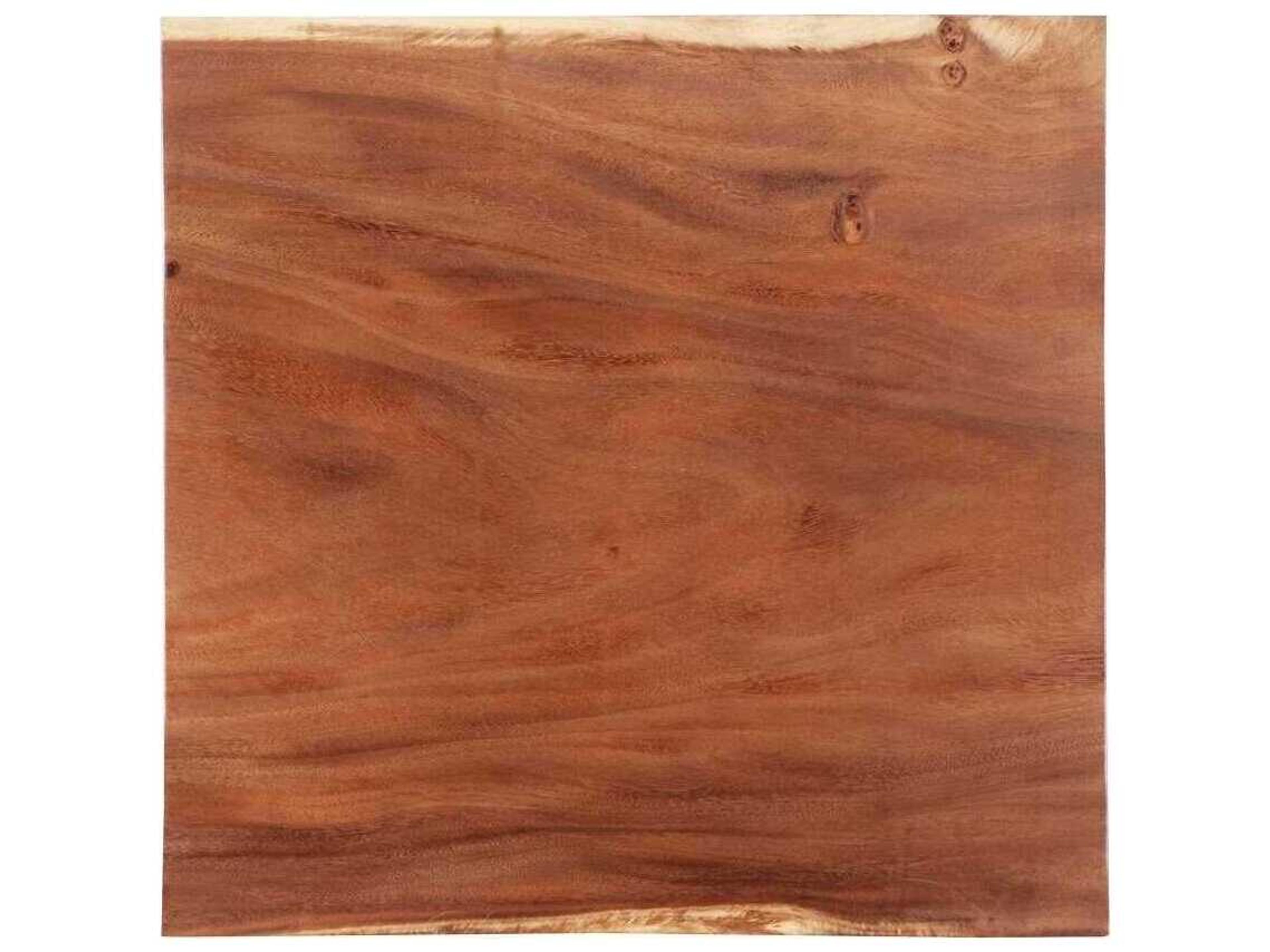 Phillips Collection Natural Black Square Wood Bar Table