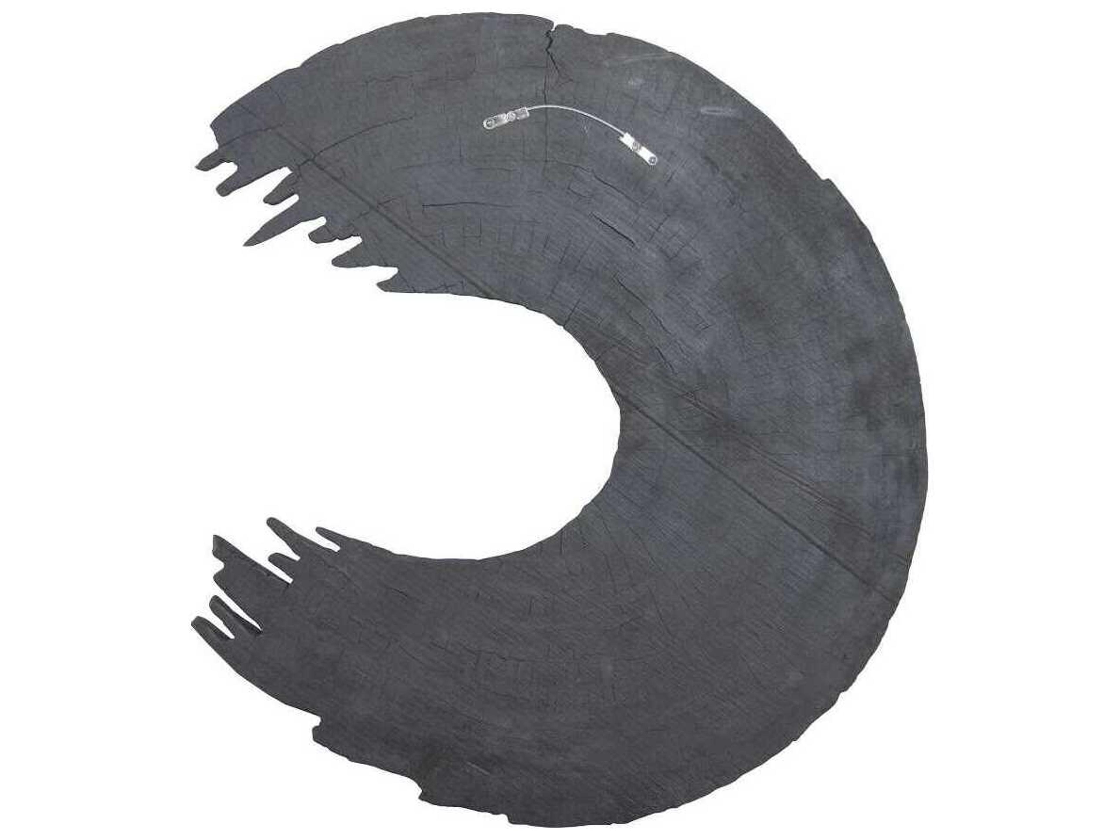 Phillips Collection Swoop Black Wood Wall Art