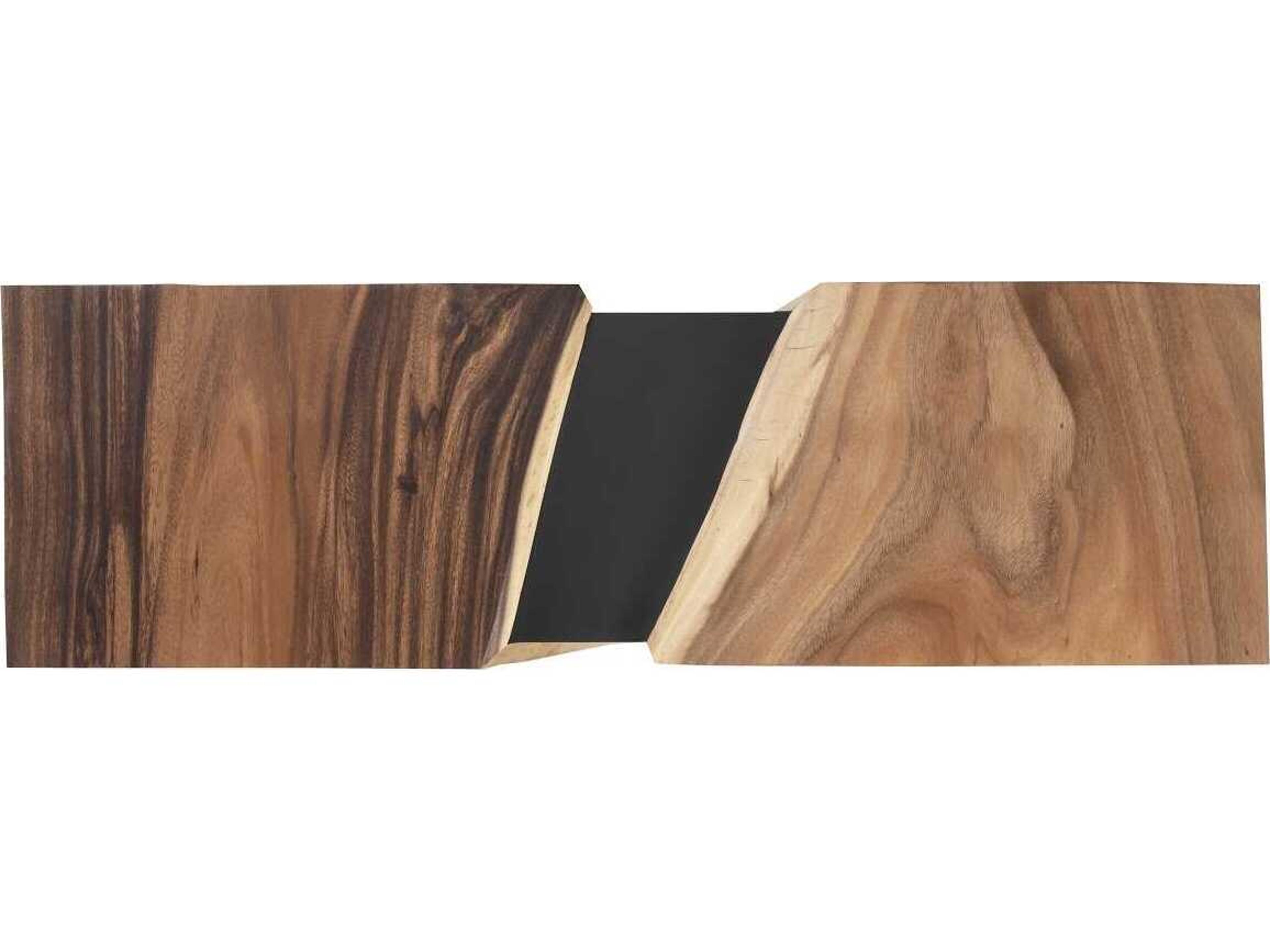 Phillips Collection Rectangular Metal Natural Black Console Table