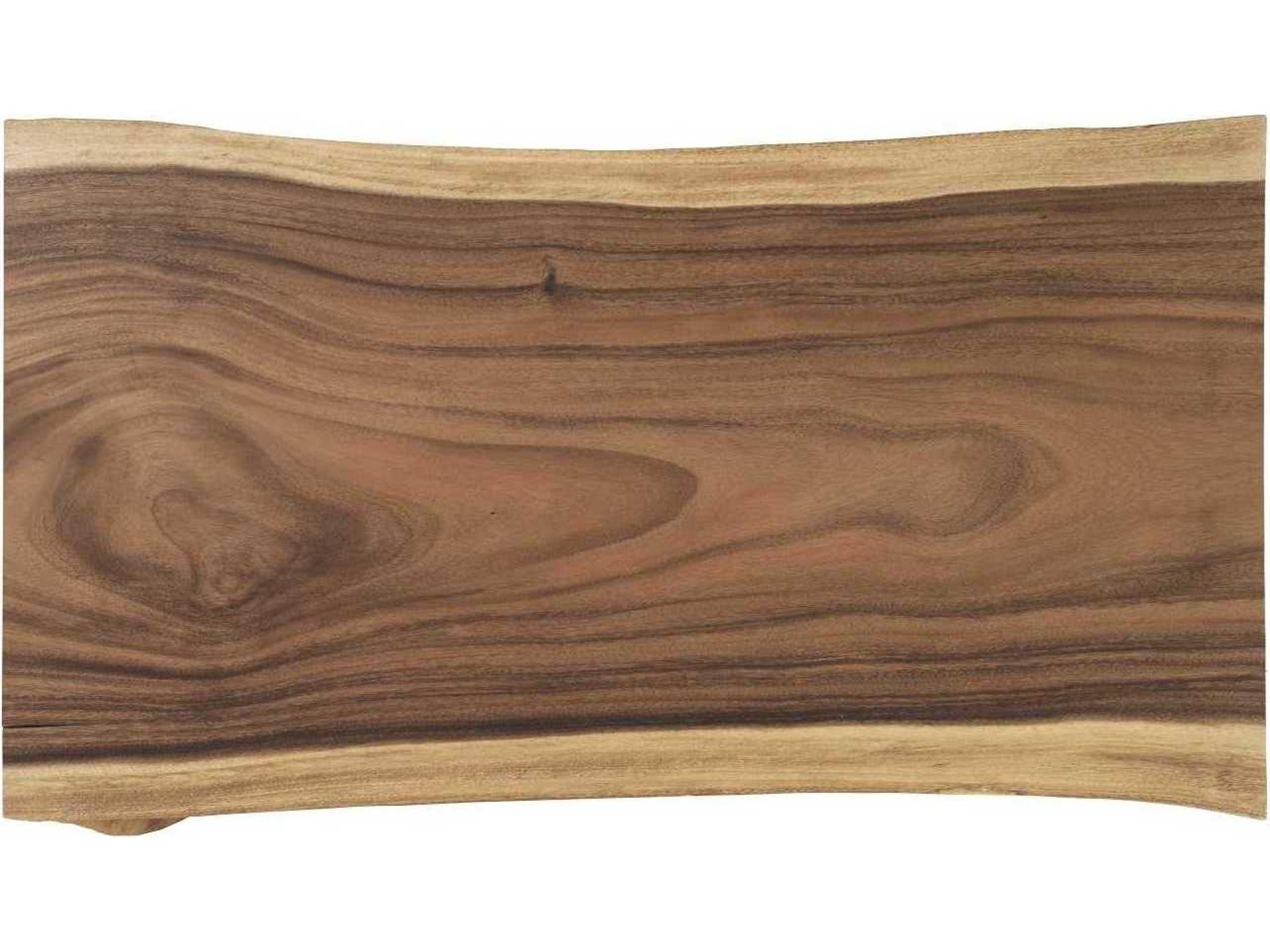 Phillips Collection Natural Waterfall Black Acacia Wood Desk Shell Writing