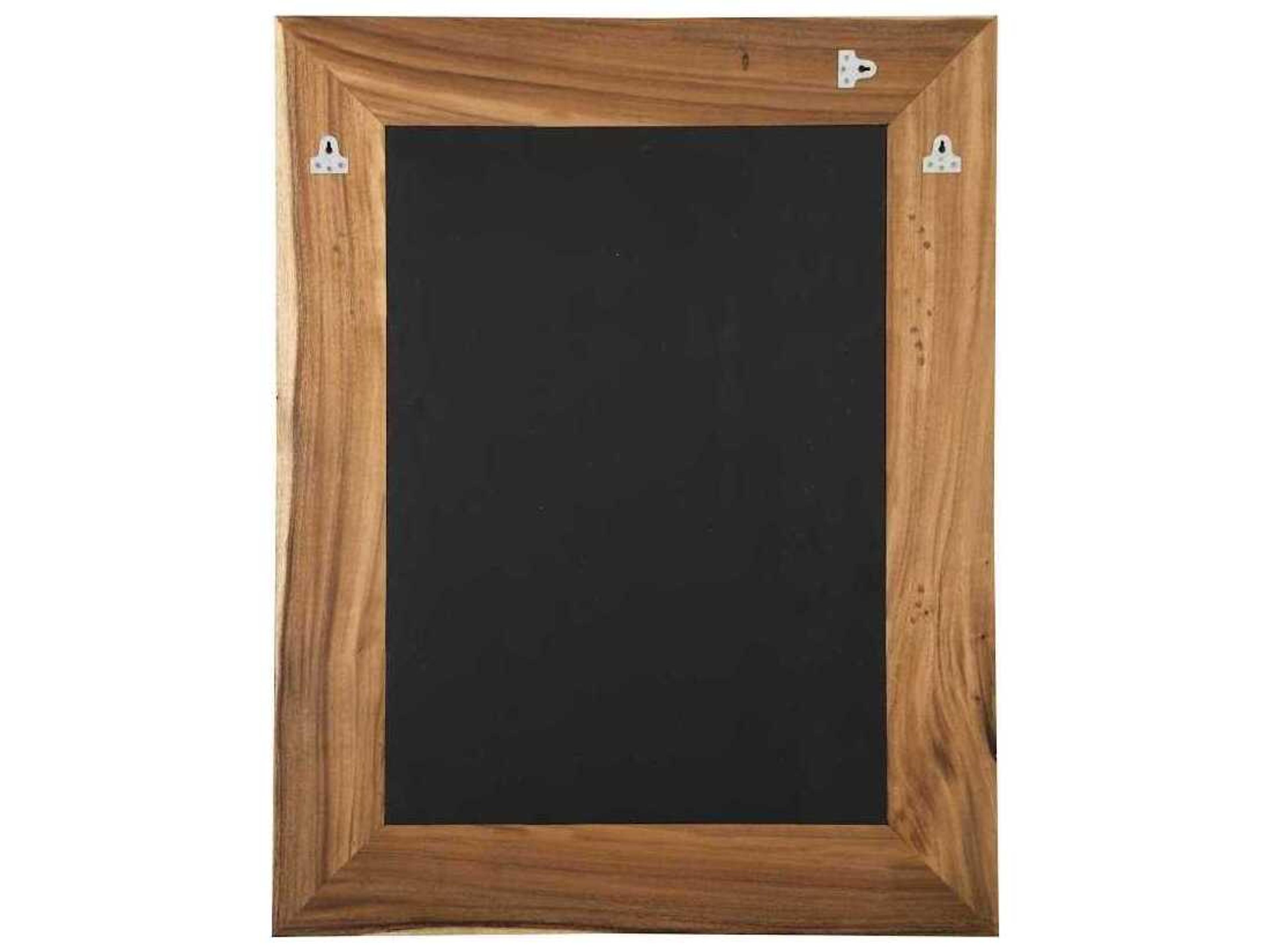 Phillips Collection Natural / Black Rectangular Wall Mirror