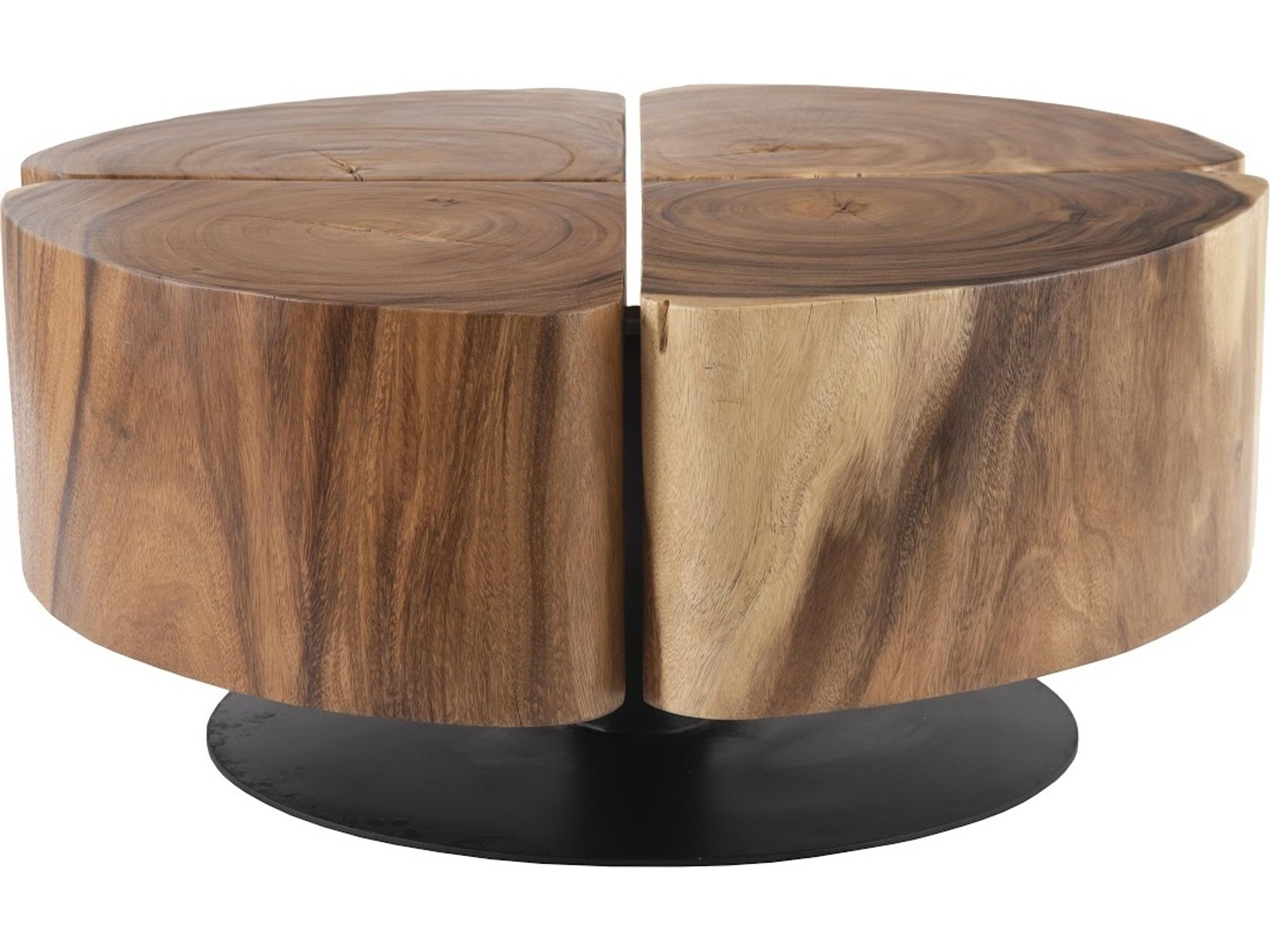 Origins Round Wood Coffee Table