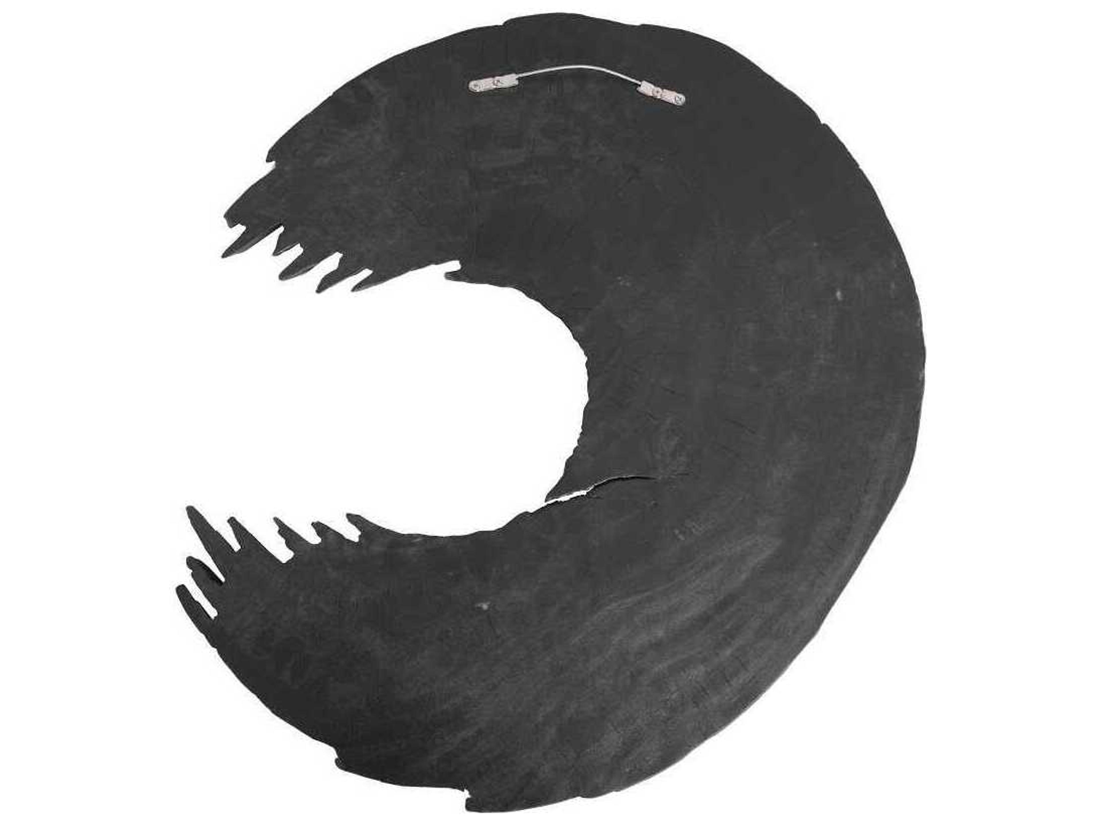 Phillips Collection Swoop Black Wood Wall Art