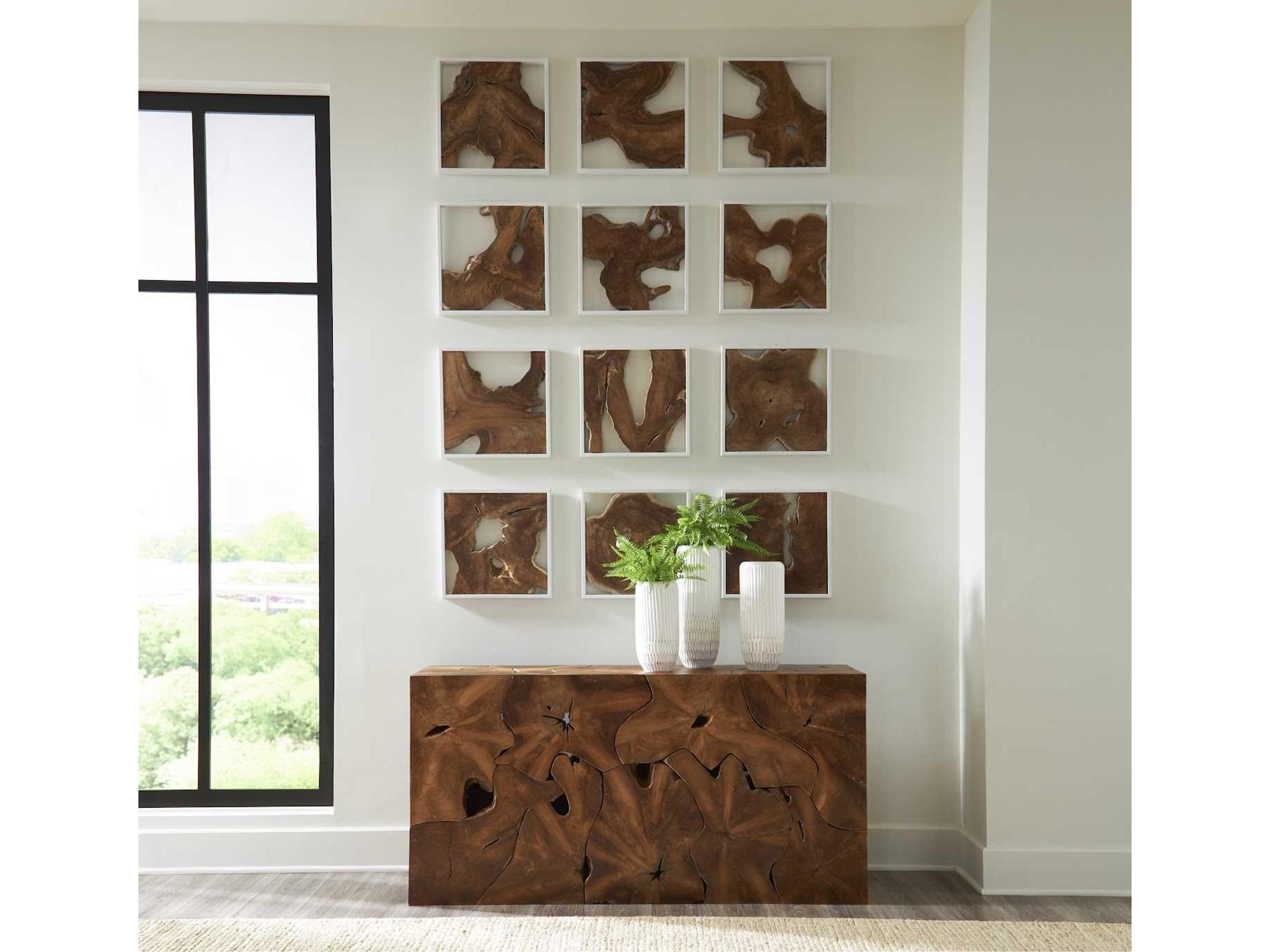 Phillips Collection White 17" High Lacuna Vase