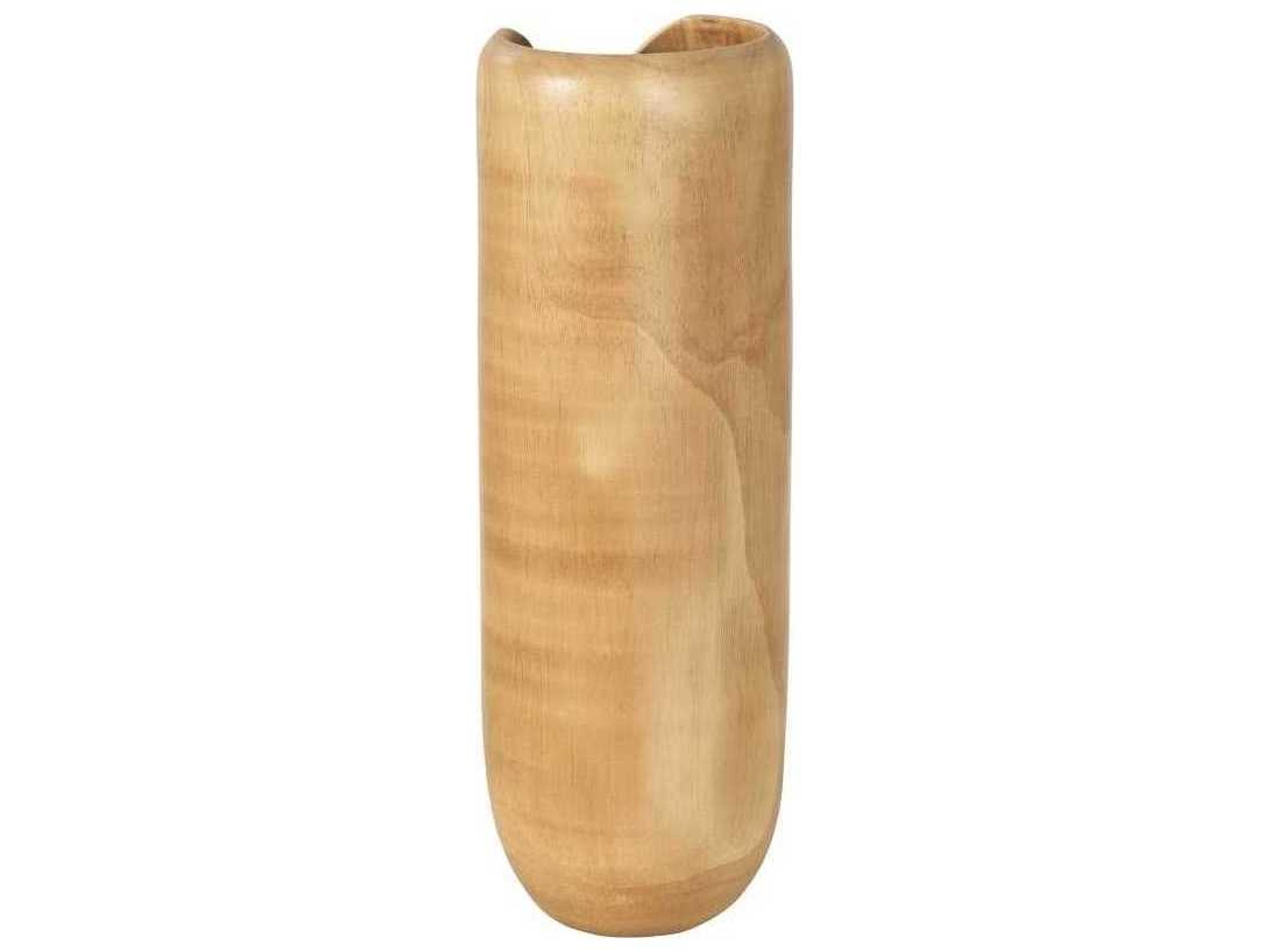 Phillips Collection Natural 17" High Interval Wood Vase