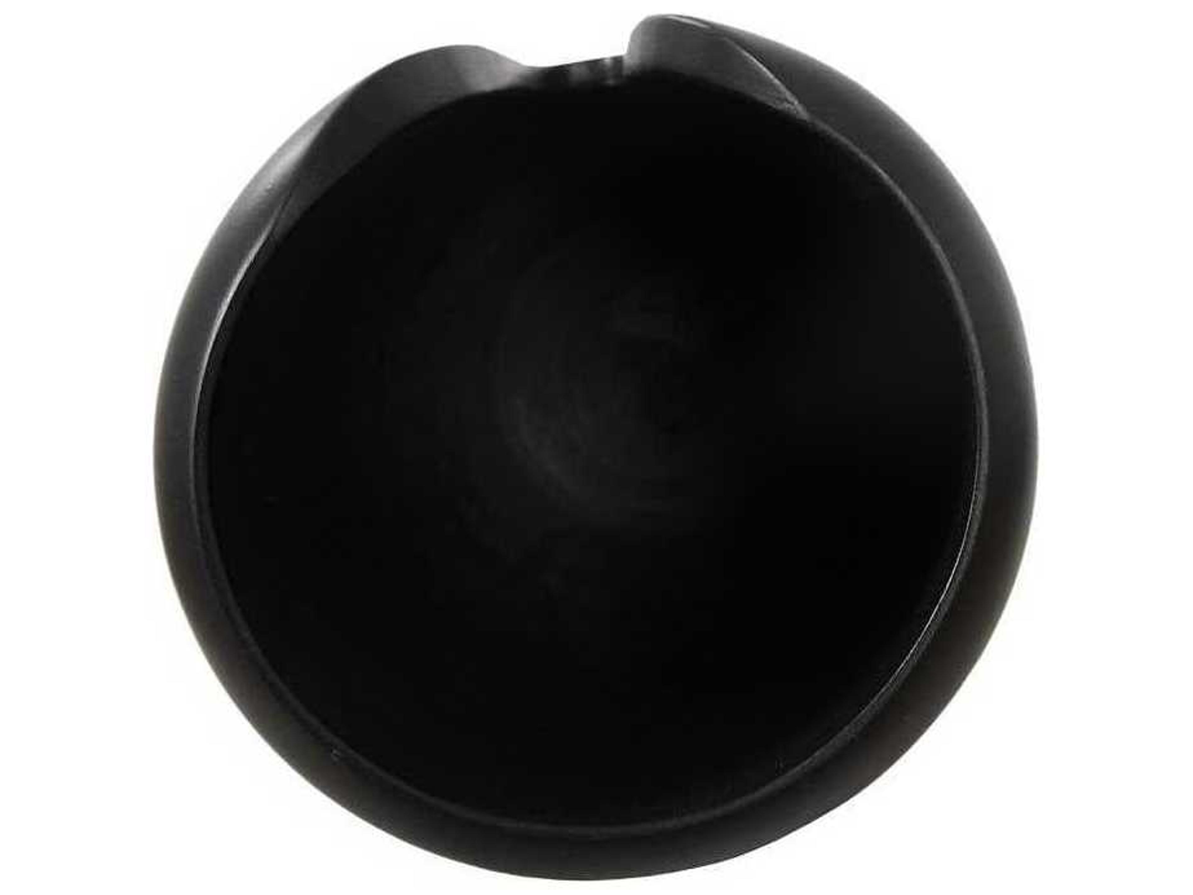 Phillips Collection Black 12" High Interval Wood Vase