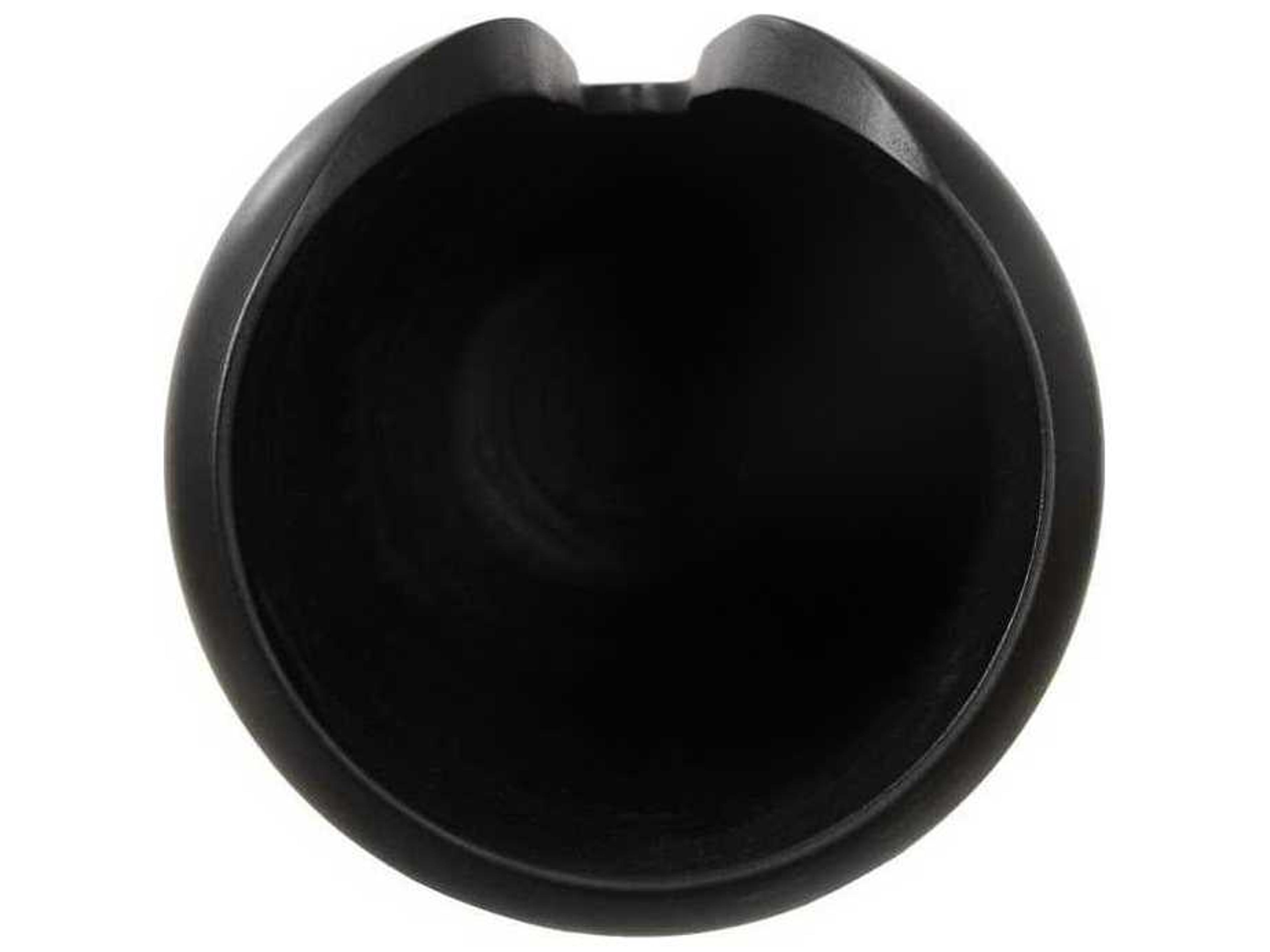 Phillips Collection Black 15" High Interval Wood Vase