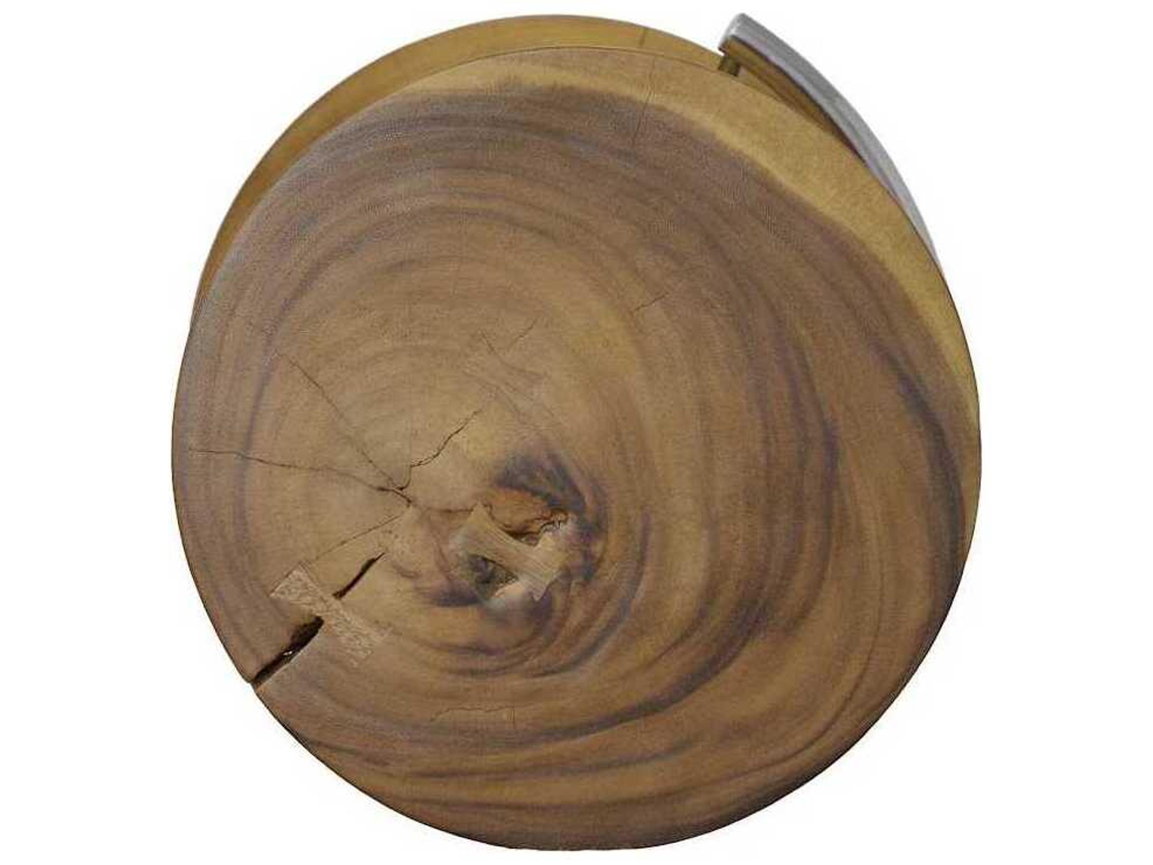 Phillips Collection Marley Natural Brown Swivel Bar Stool