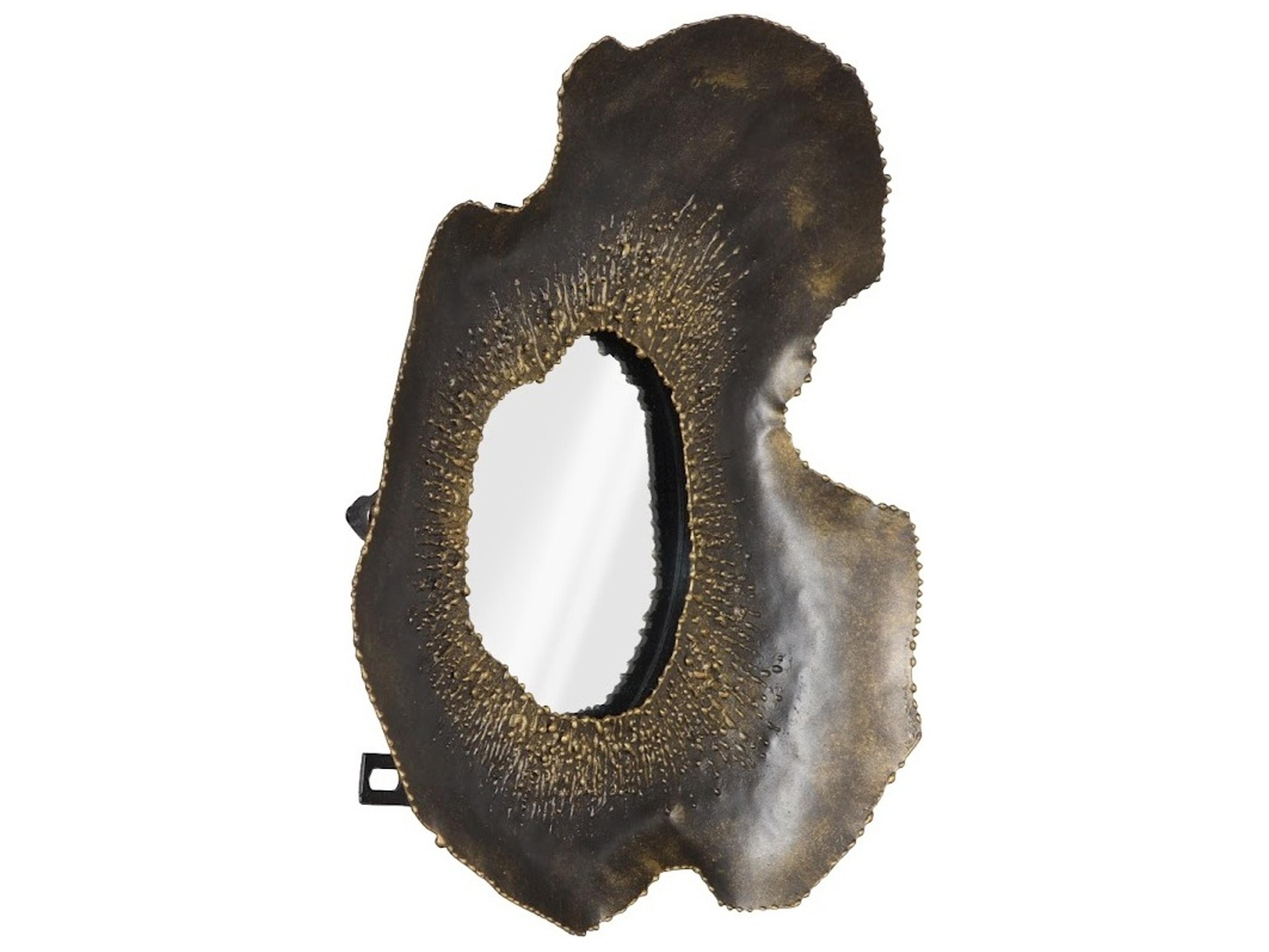 Phillips Collection Black Silver Wall Mirror