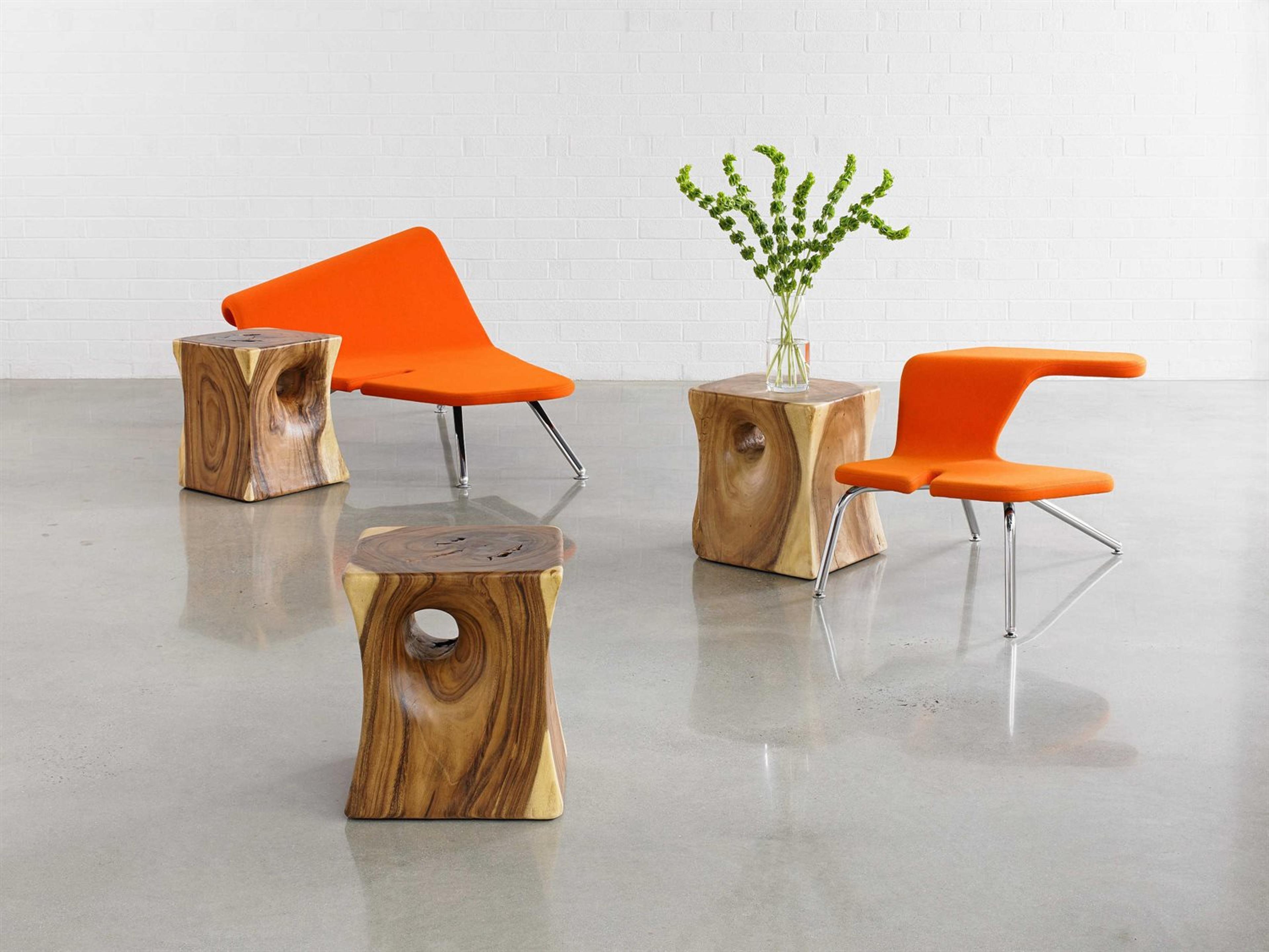 Phillips Collection Square Wood Natural End Table