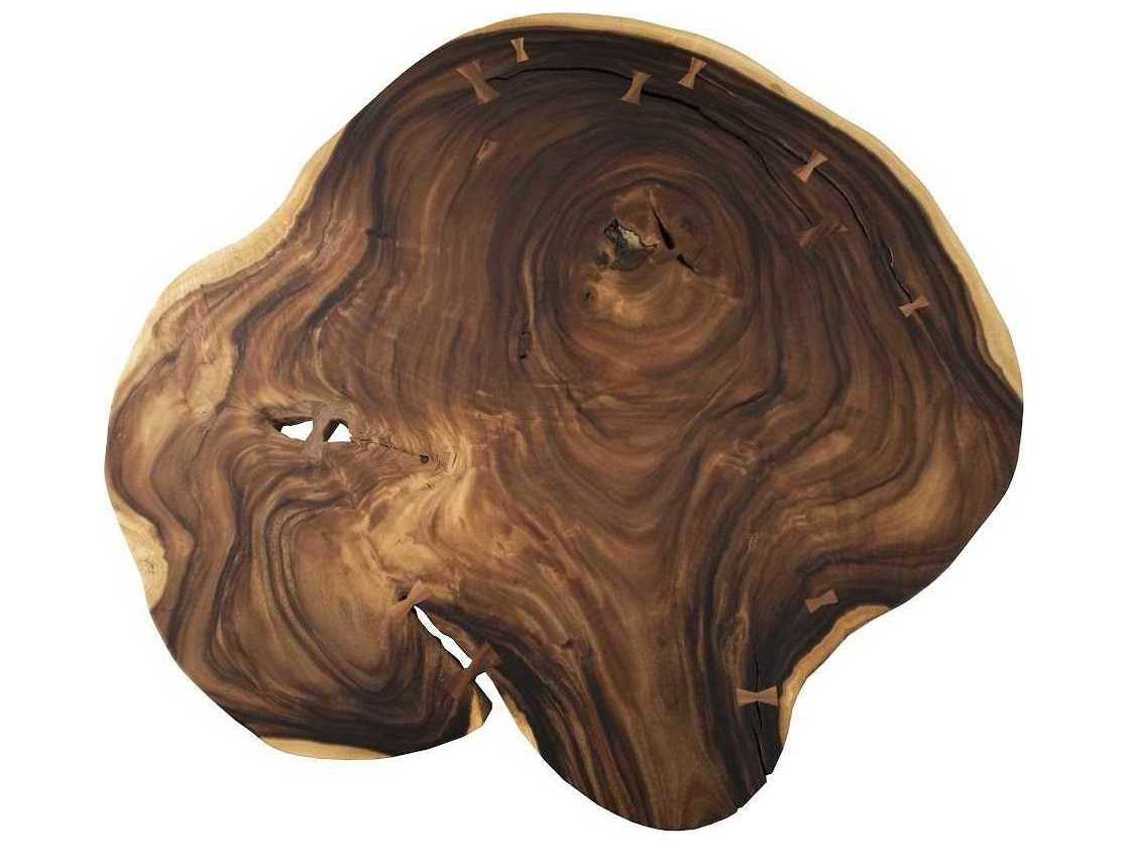 Phillips Collection Wood Natural Acrylic Coffee Table