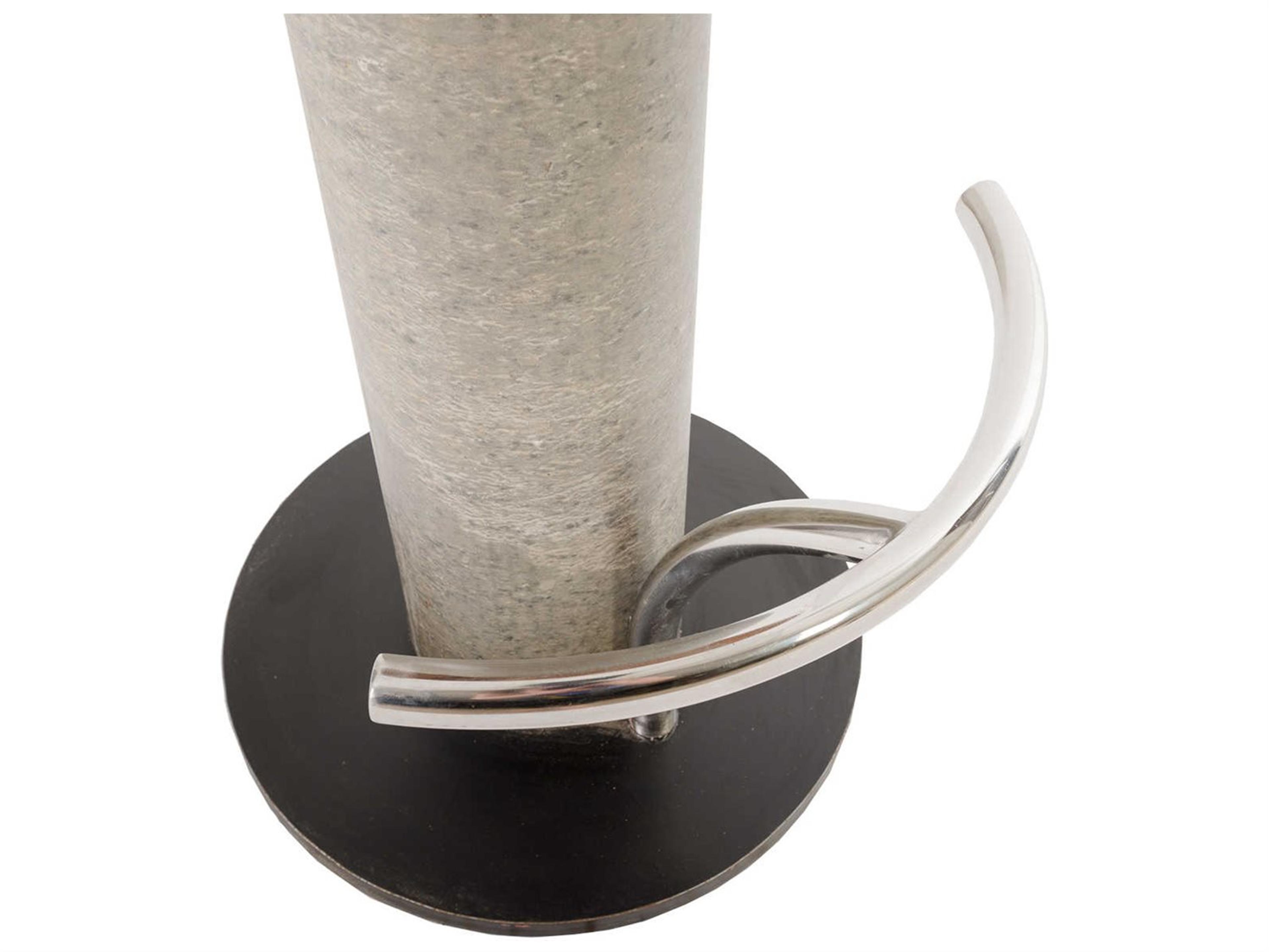 Phillips Collection Brown Grey Acacia Wood Bar Stool