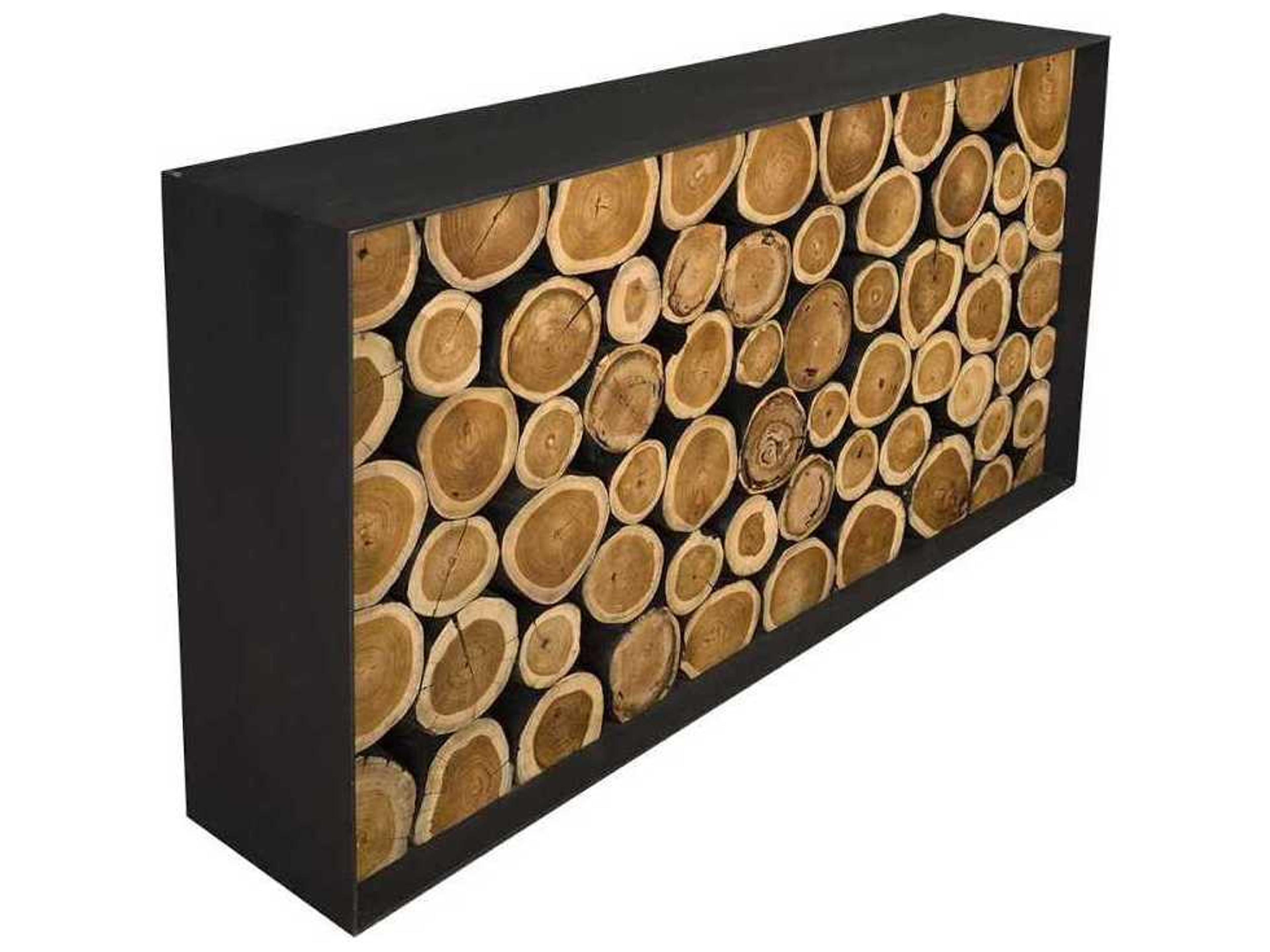 Phillips Collection Rectangular Wood Natural Console Table