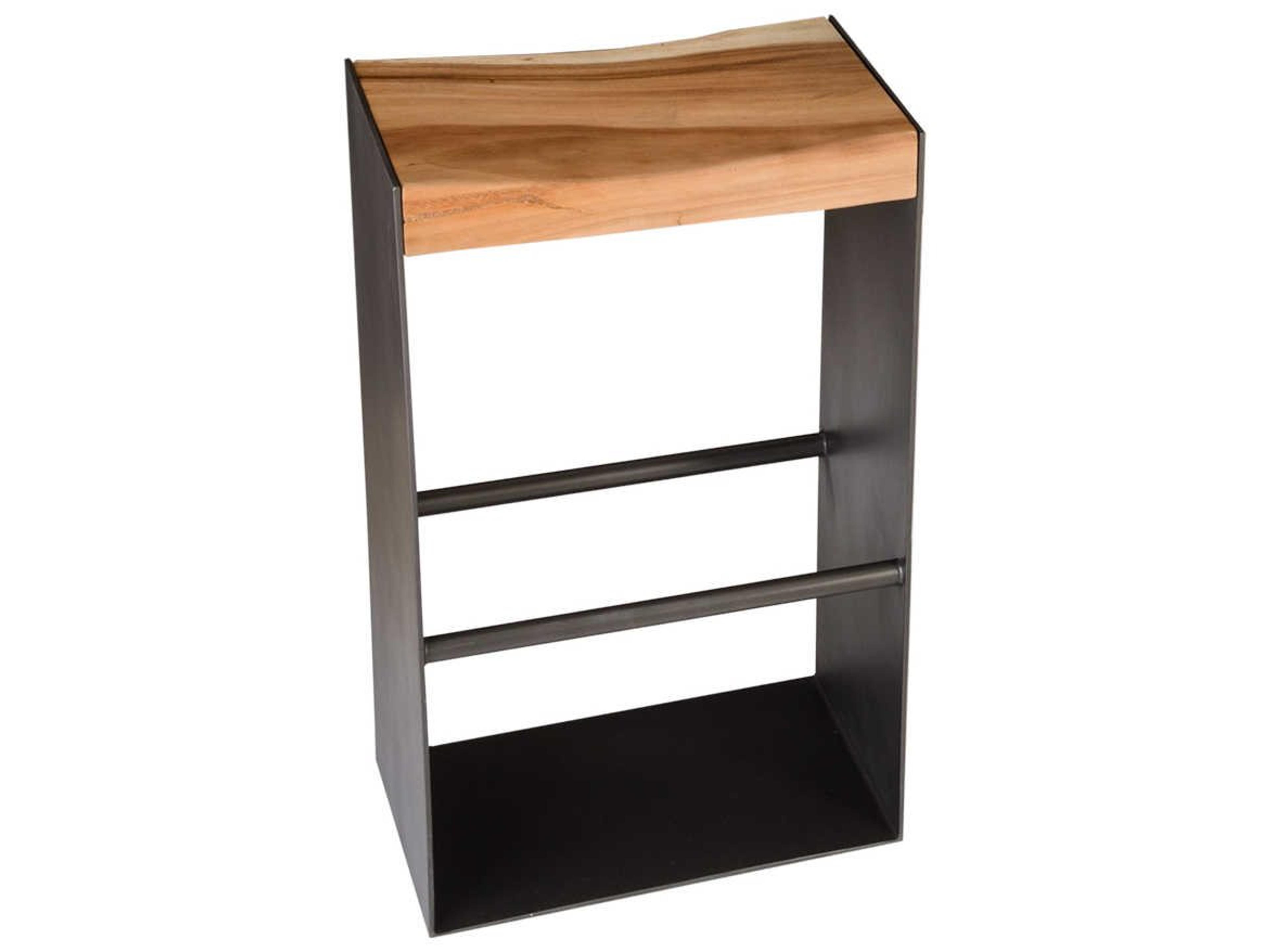 Phillips Collection Natural Acacia Wood Bar Stool