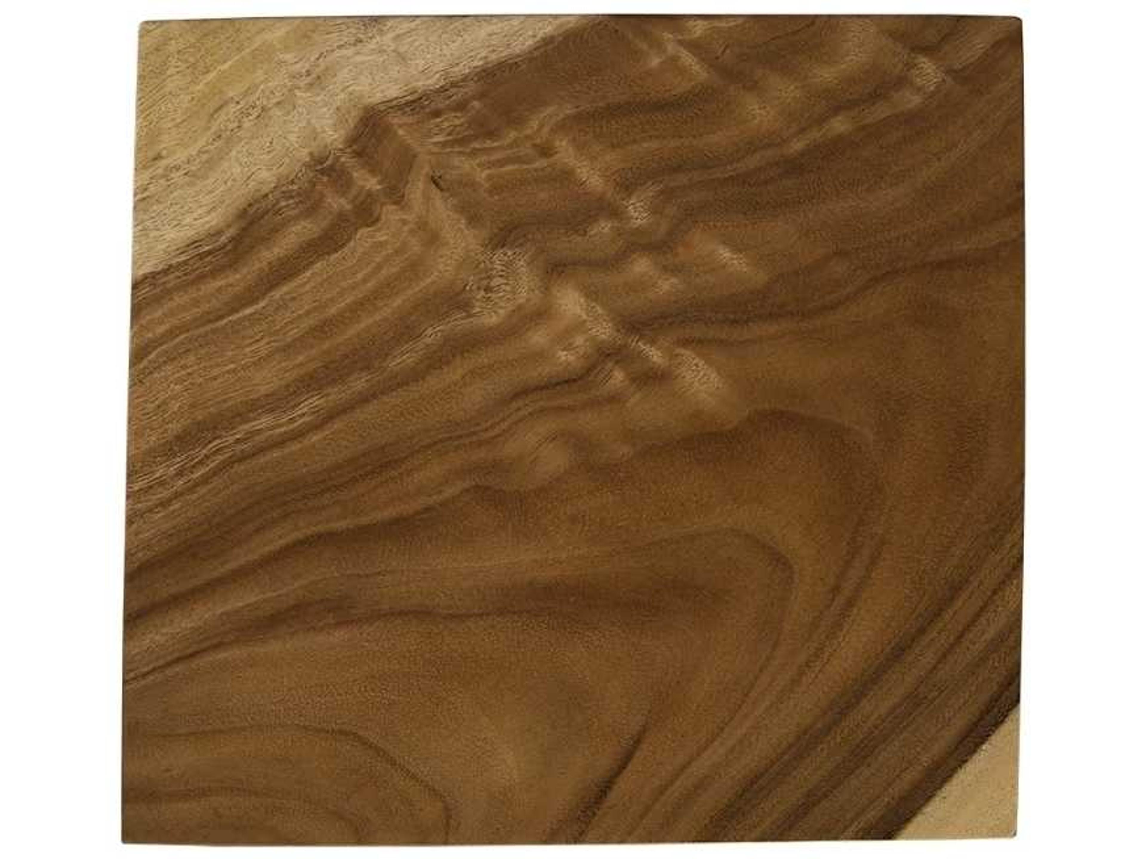 Phillips Collection Square Wood Natural Brown Black End Table