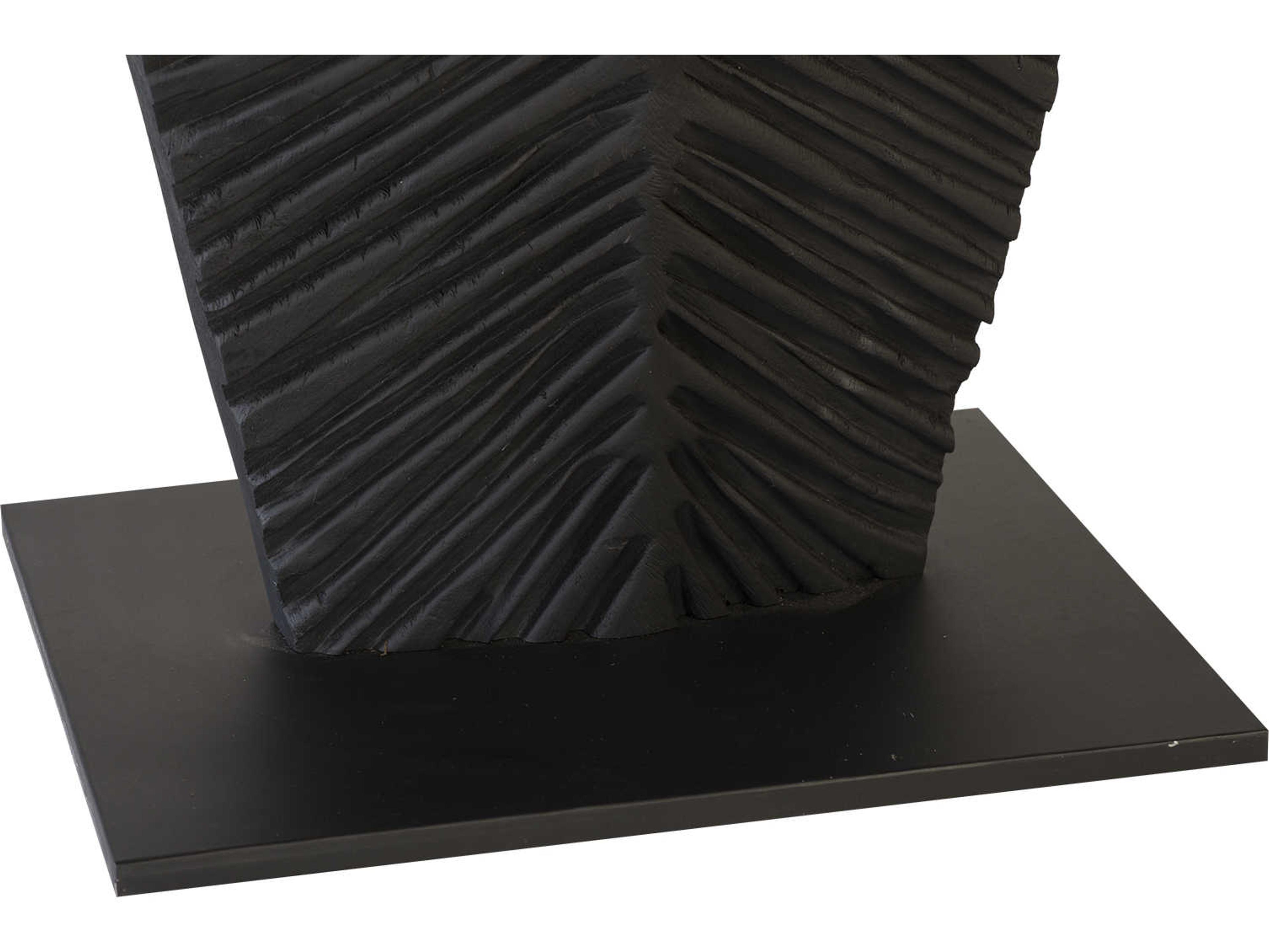 Phillips Collection Carved Black Sculpture