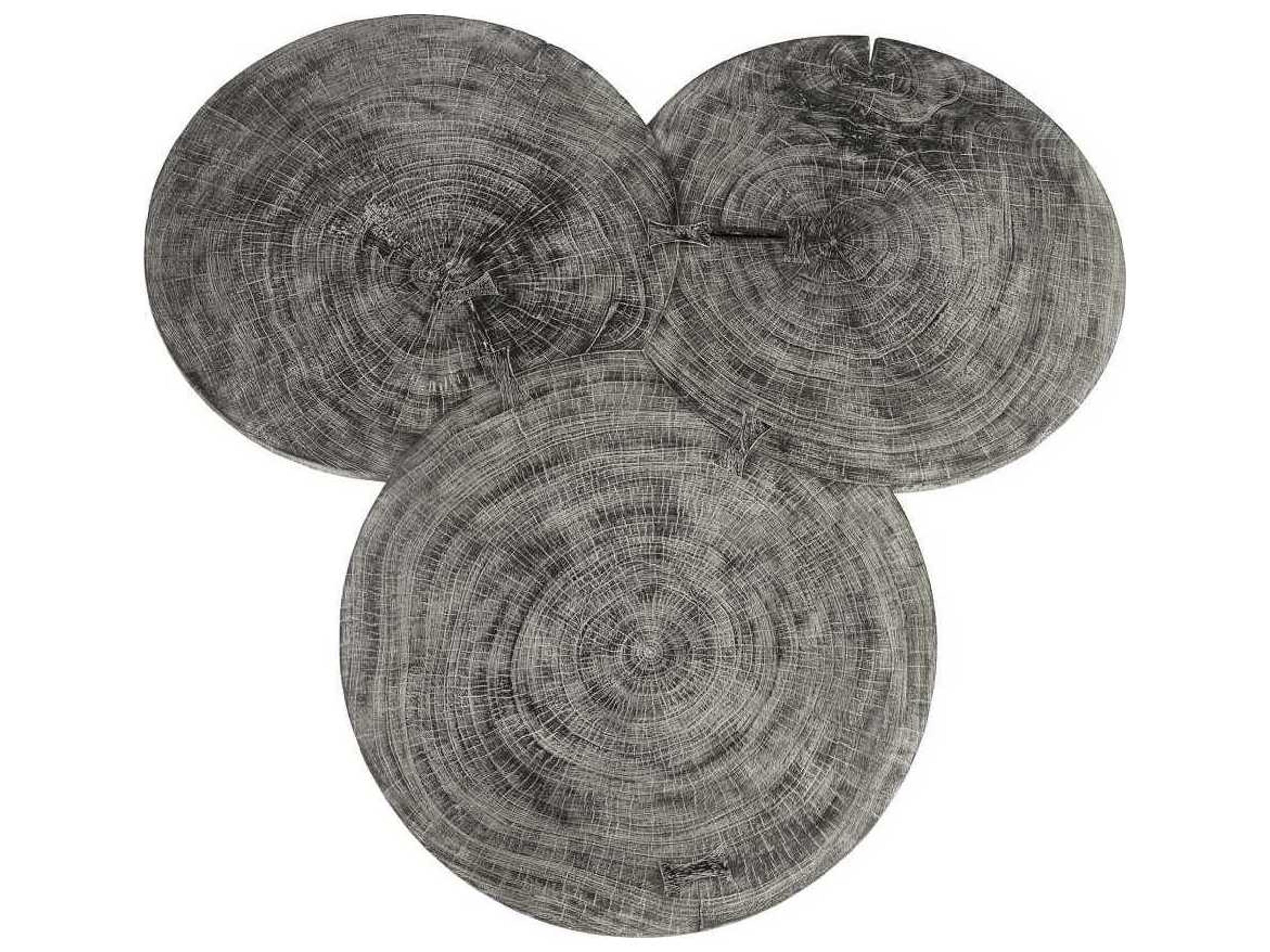 Phillips Collection Grey Stone Wood Bar Table