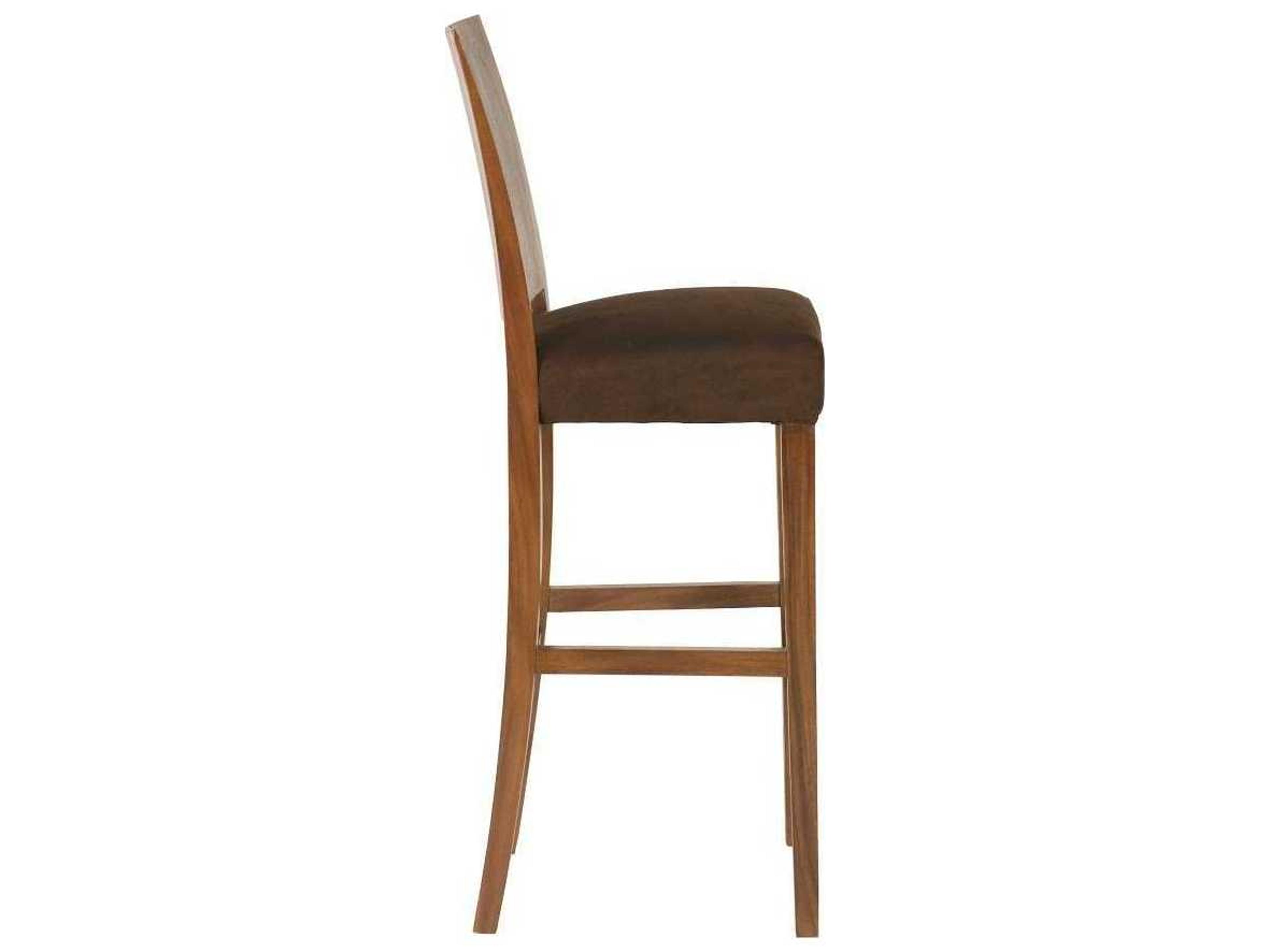 Phillips Collection Brown Upholstered Bar Stool