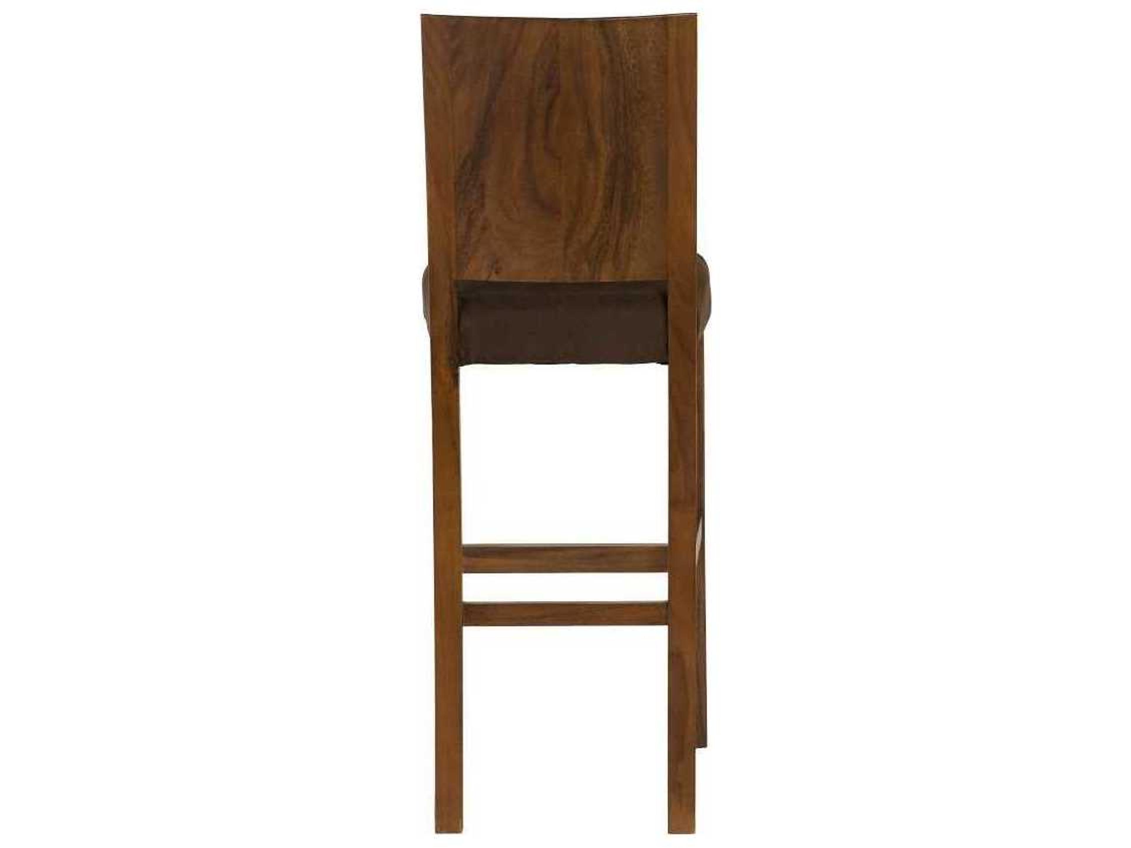 Phillips Collection Brown Upholstered Bar Stool