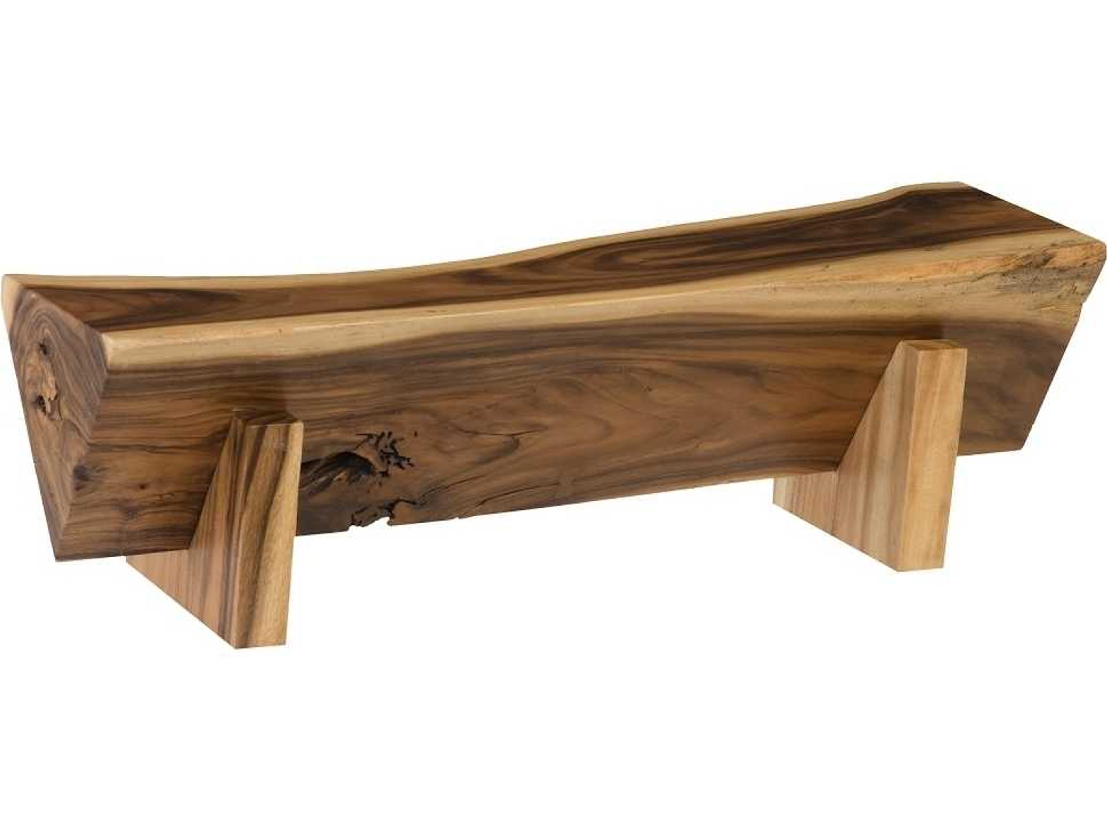 Natural Brown Accent Bench