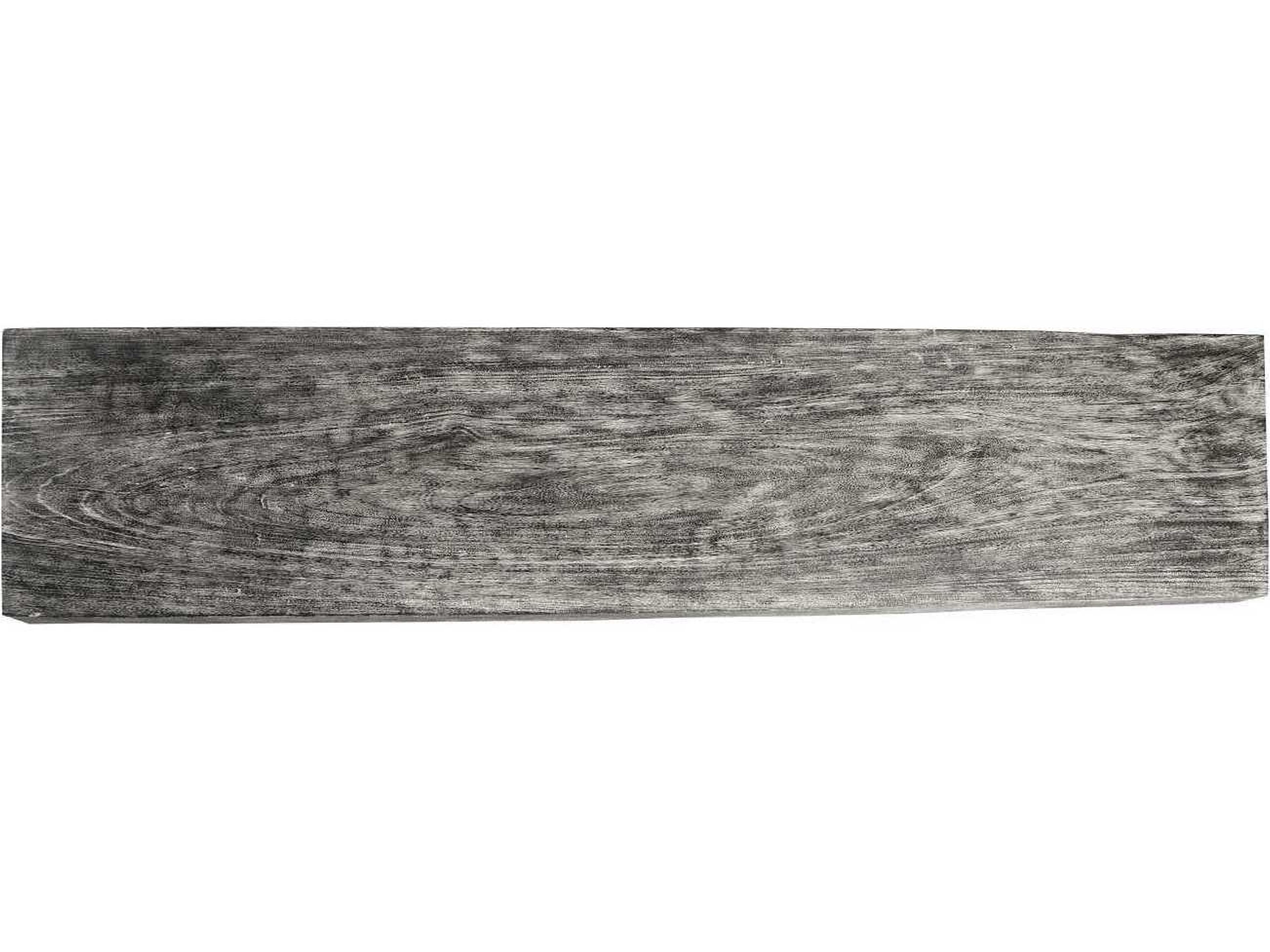 Phillips Collection Rectangular Wood Grey Stone Console Table