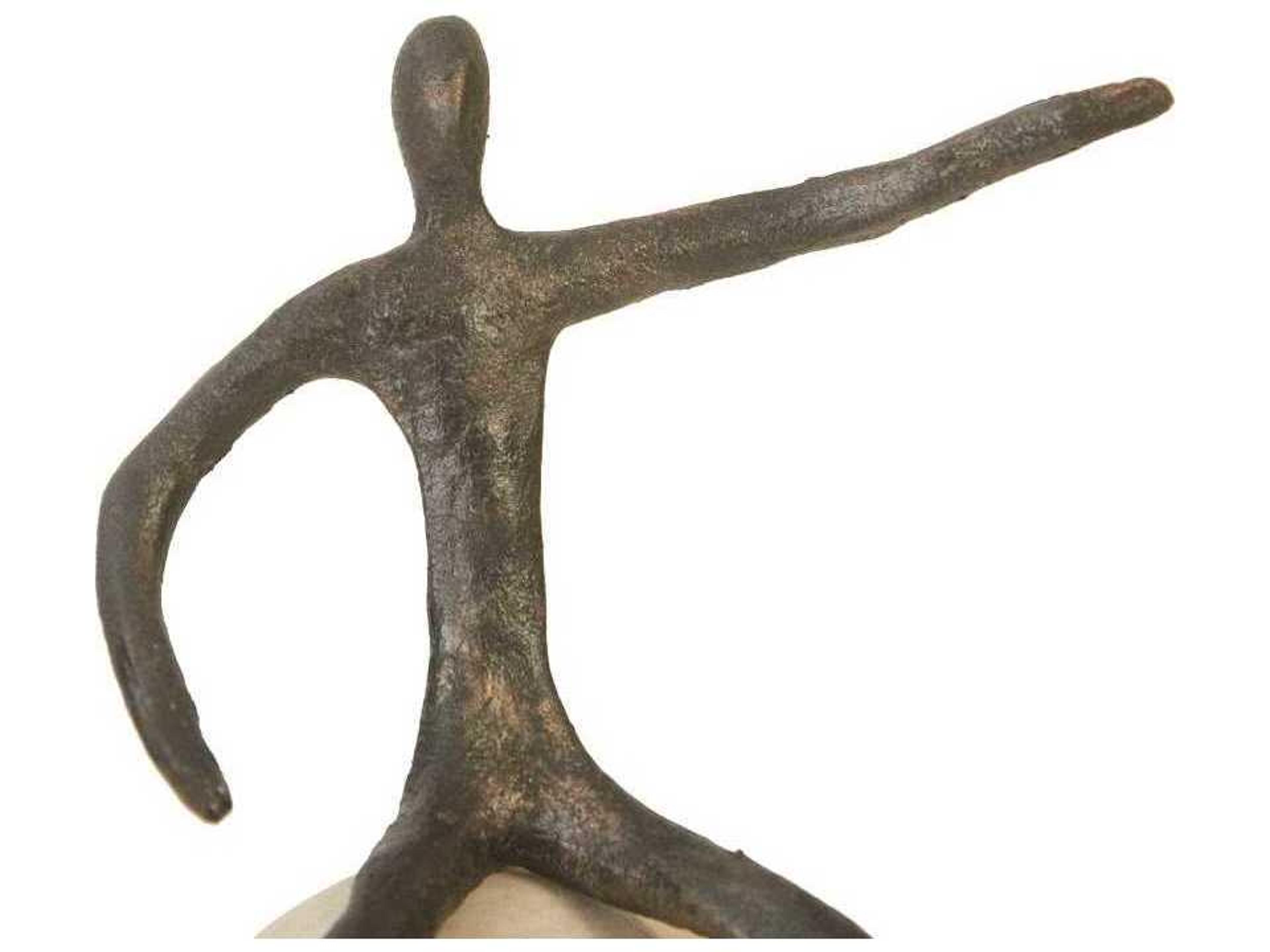 Phillips Collection Bronze / Bleached Wood Sculpture