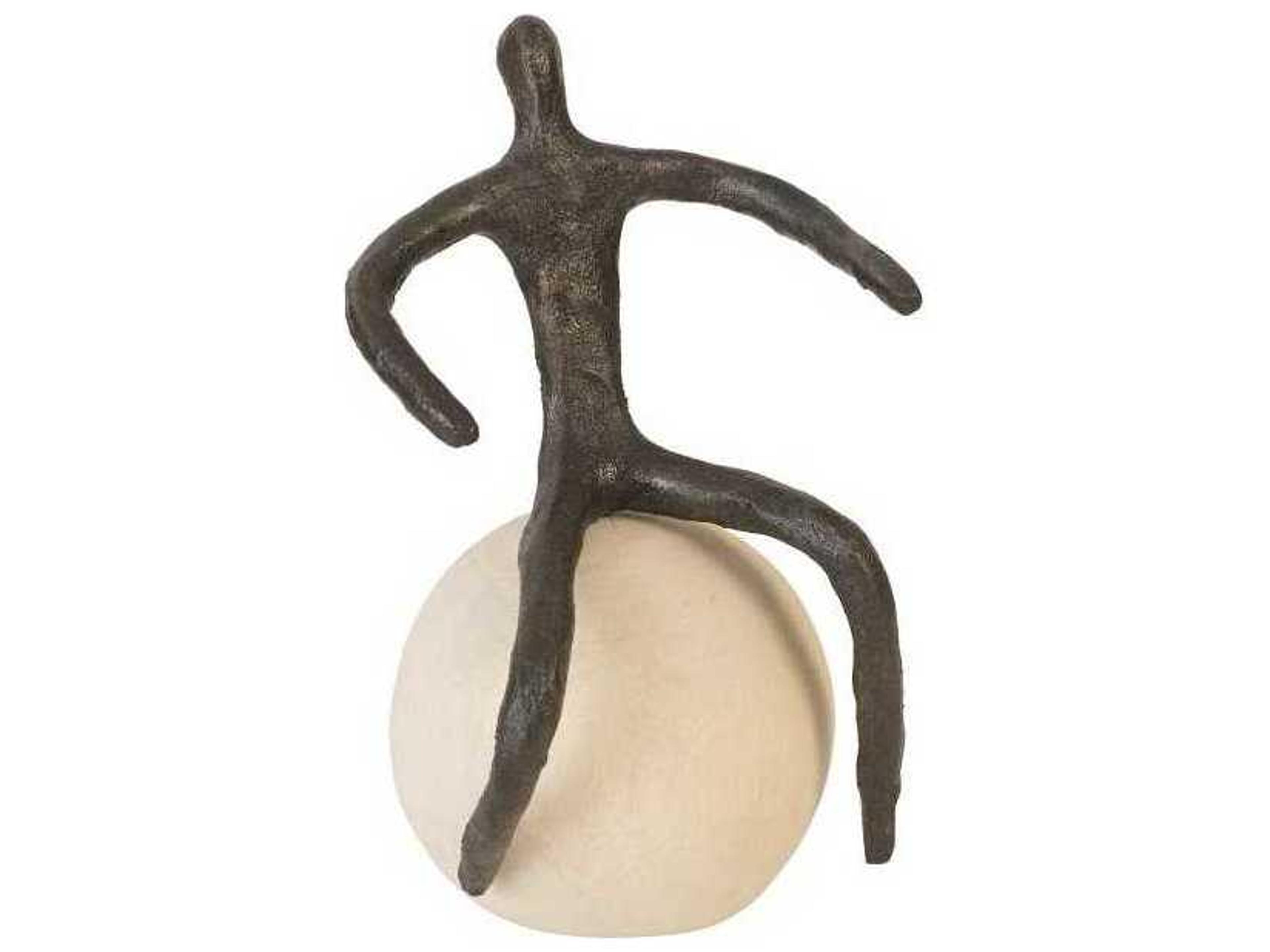 Phillips Collection Bronze / Bleached Wood Sculpture