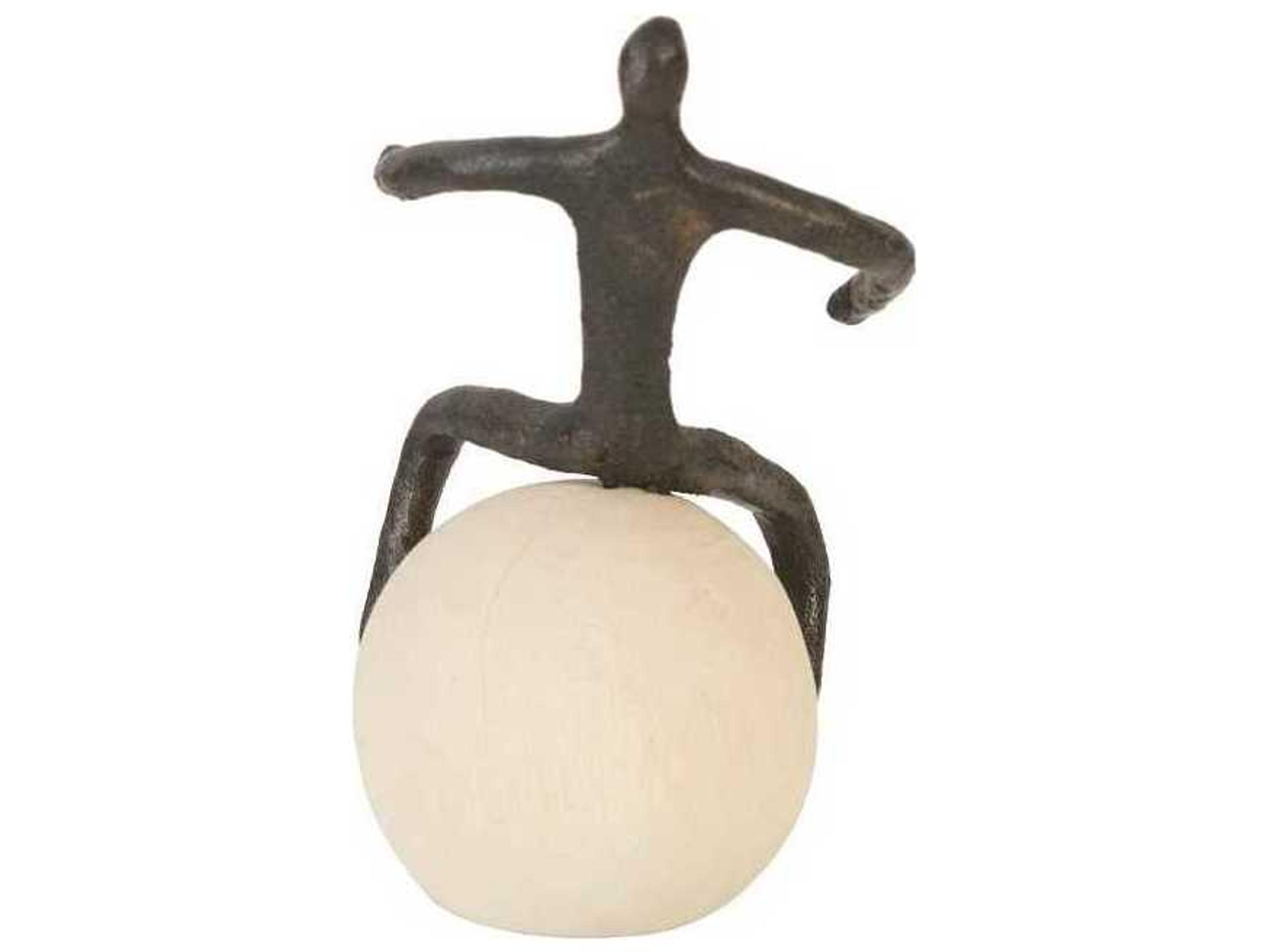 Phillips Collection Bronze / Bleached Wood Sculpture