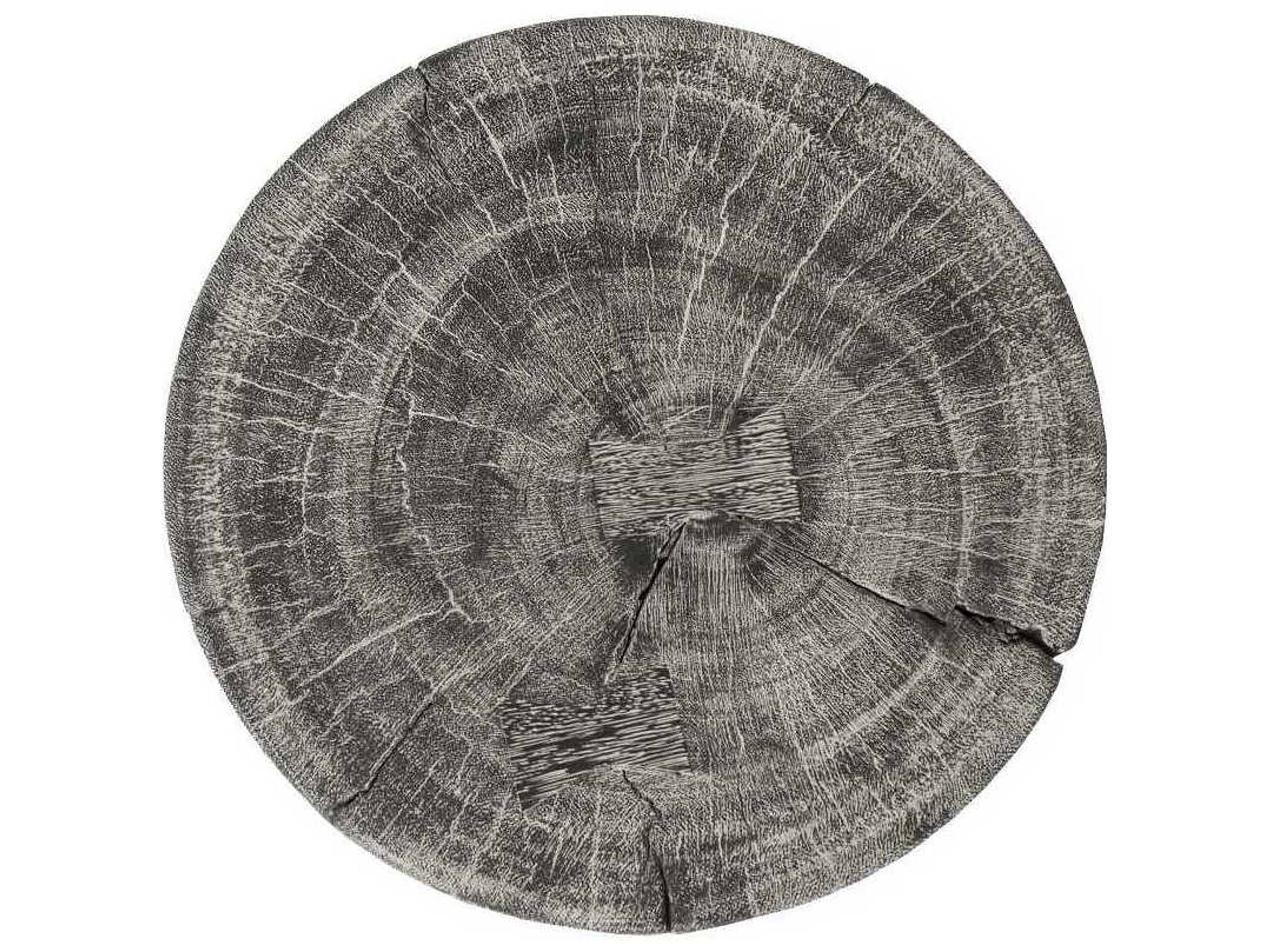 Phillips Collection Gray Stone Accent Stool