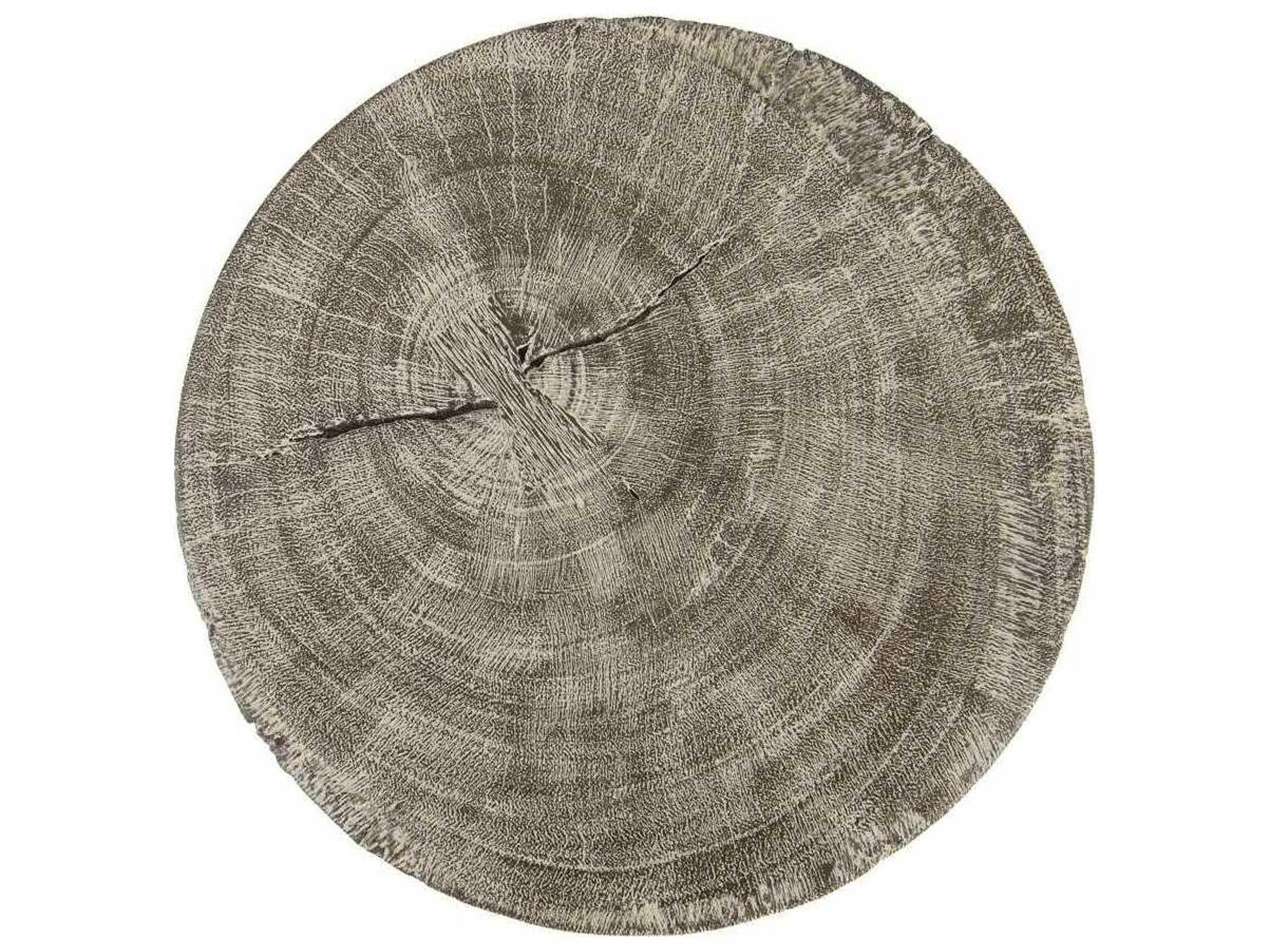 Phillips Collection Gray Stone Accent Stool