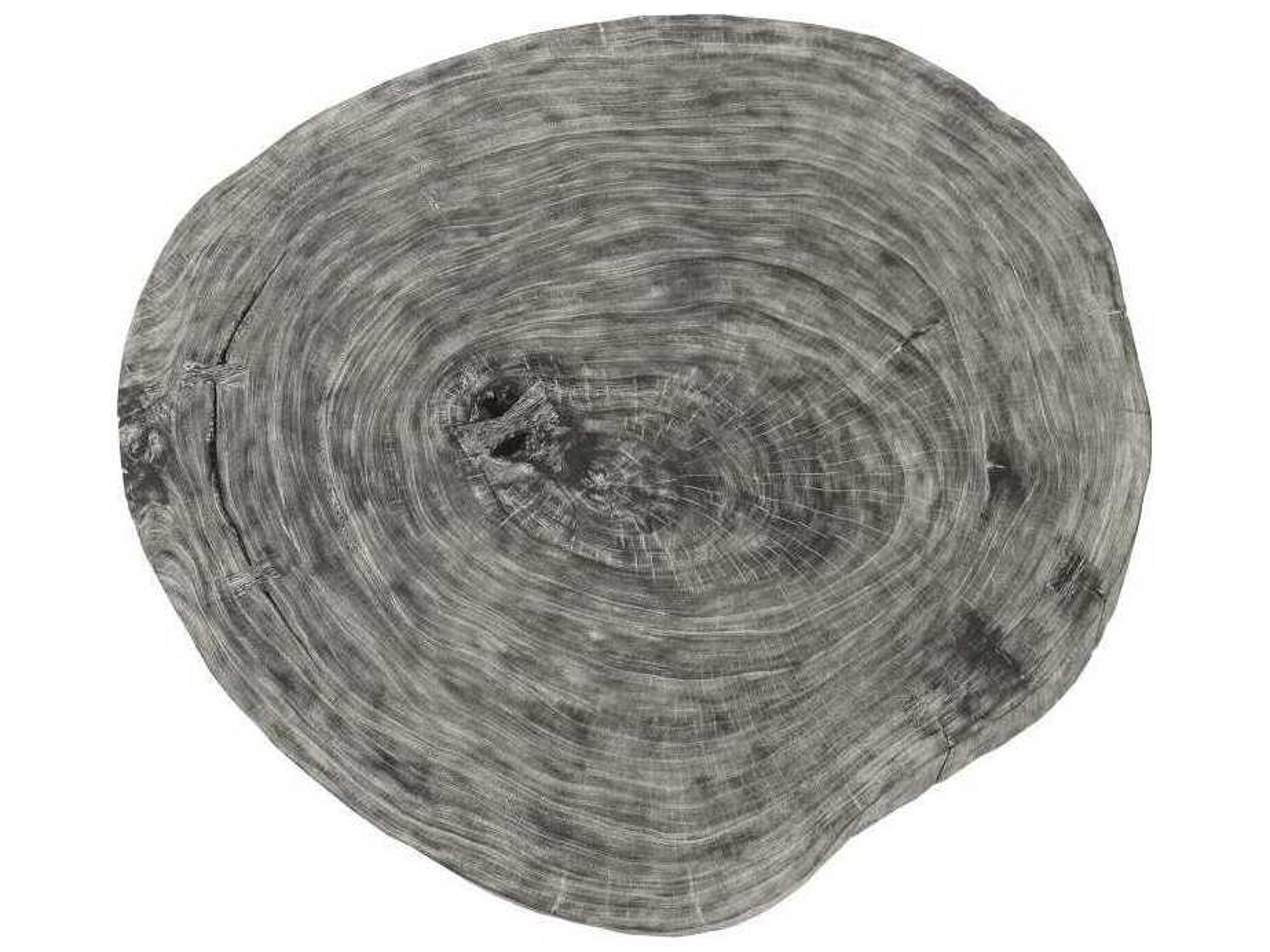 Phillips Collection Floating Wood Silver Gray Coffee Table