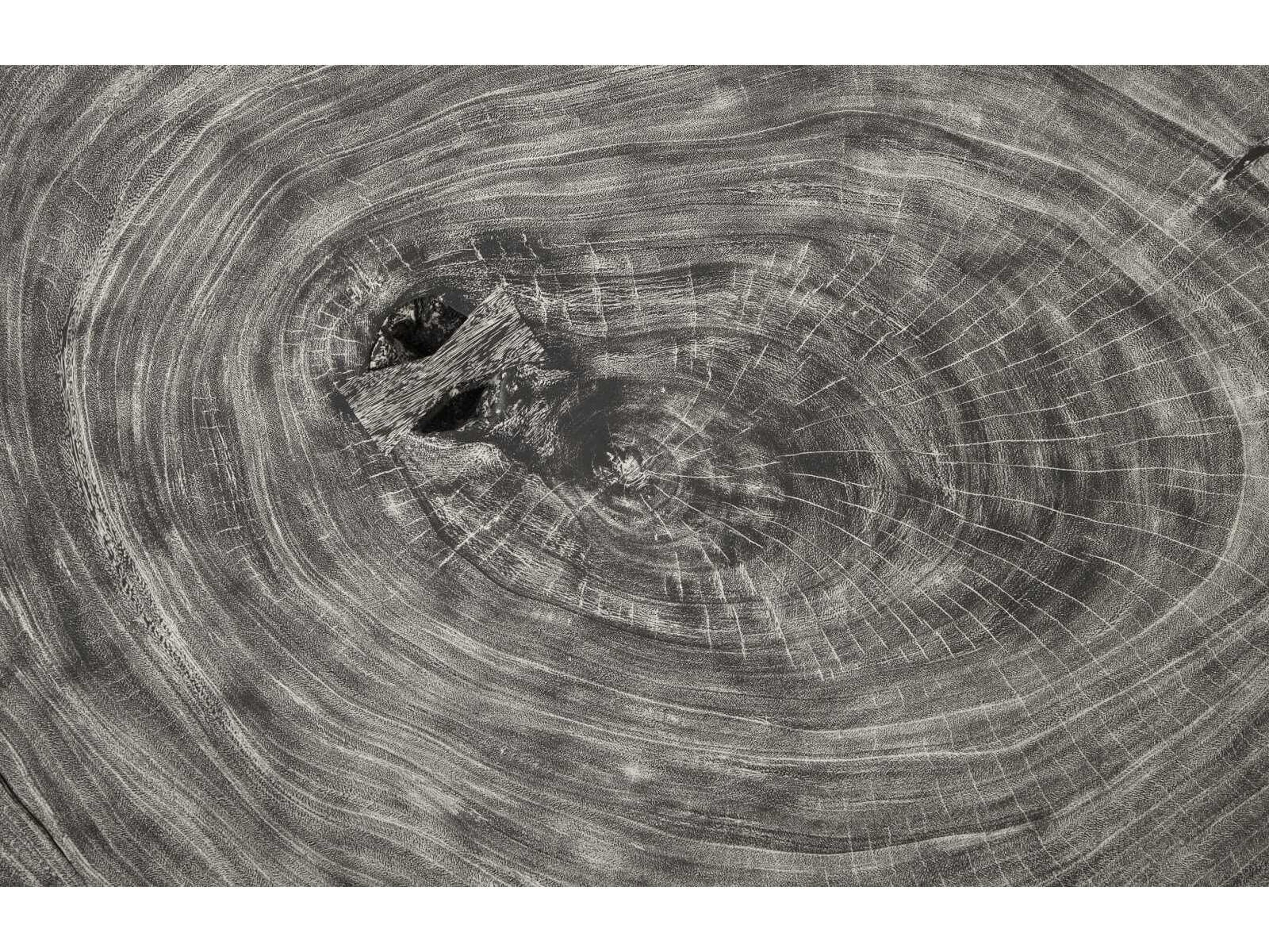 Phillips Collection Floating Wood Silver Gray Coffee Table