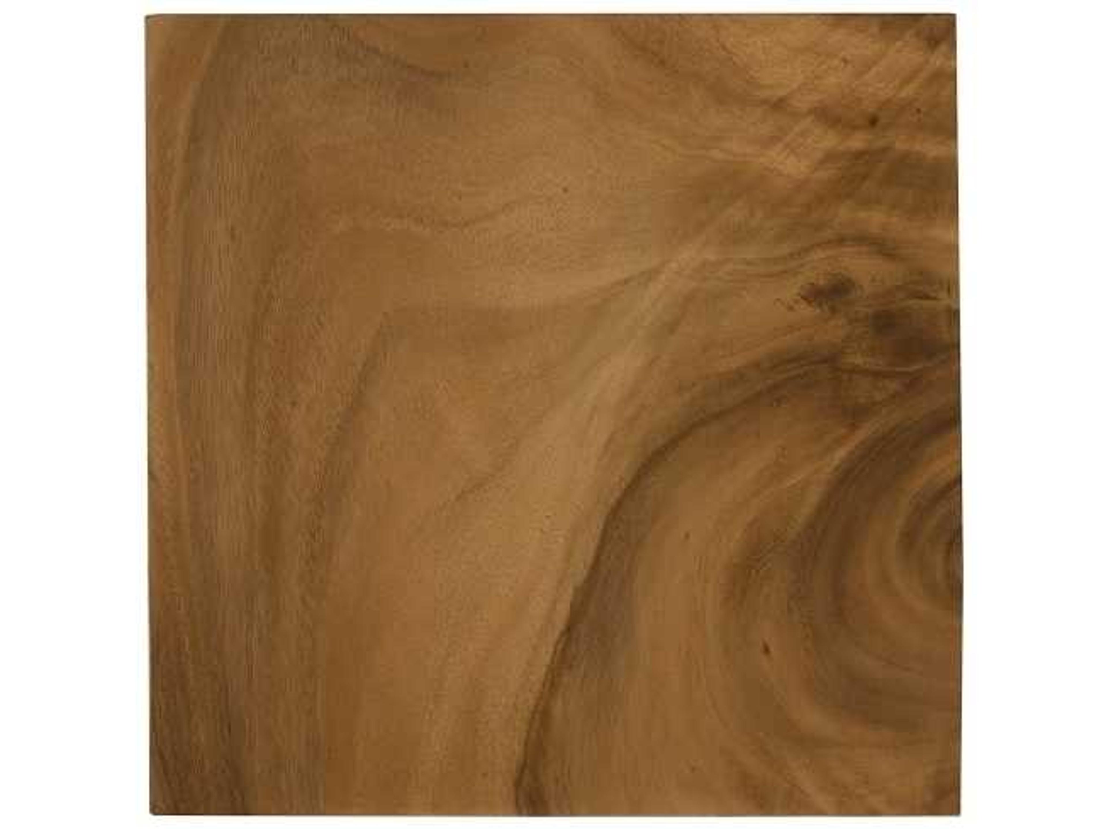 Phillips Collection Square Wood Natural Brown End Table