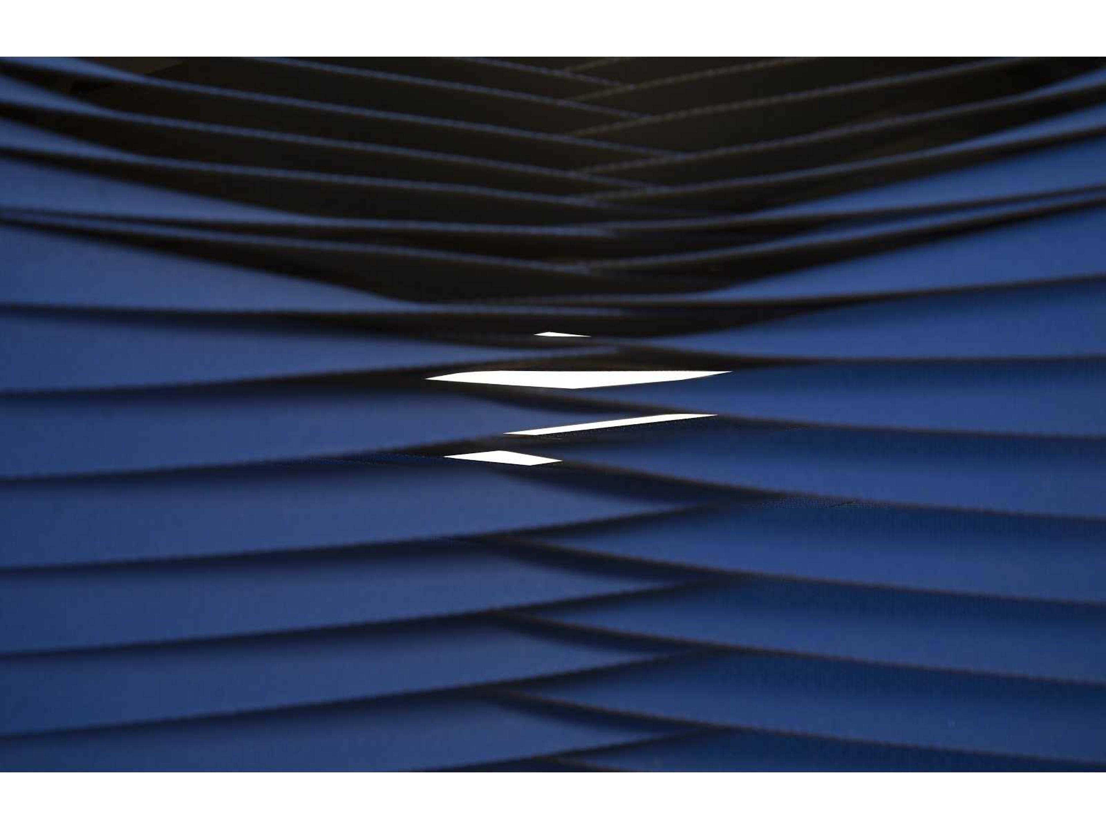 Phillips Collection Blue Black Ottoman