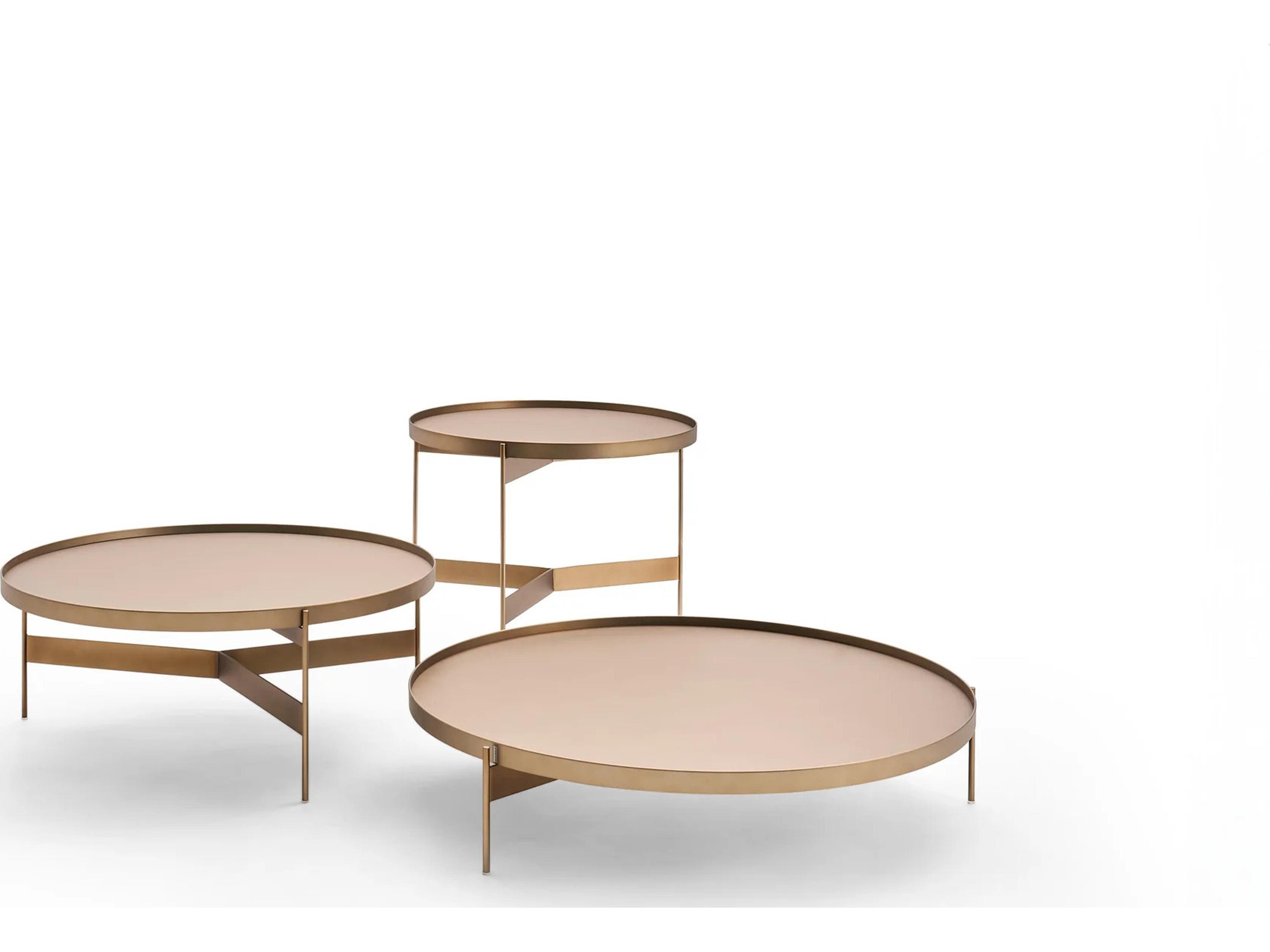 Pianca Abaco Med.Round Coffee Table/Matt.Bronze