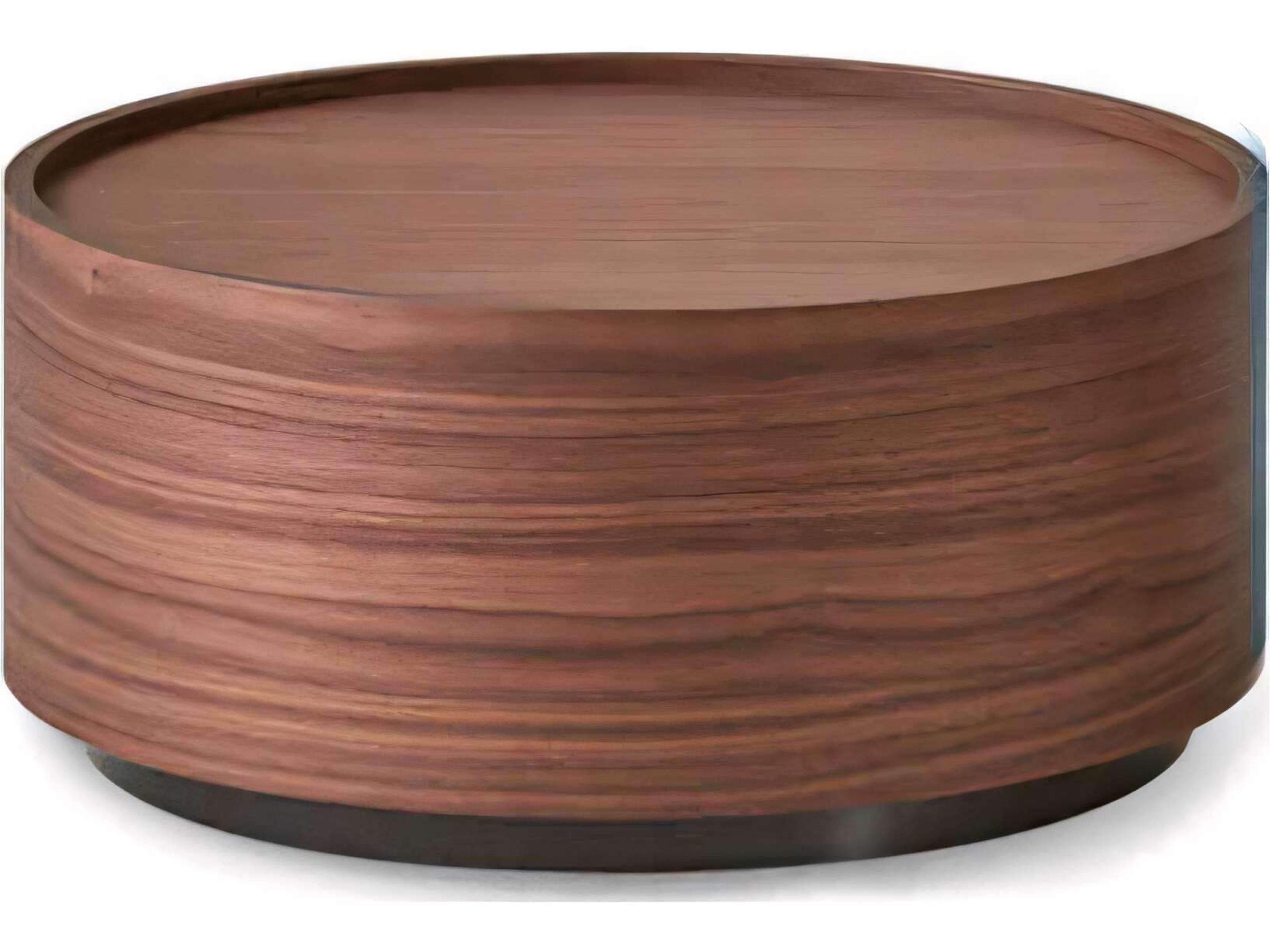 Dedalo Single Drawer Nightstand Modern Walnut