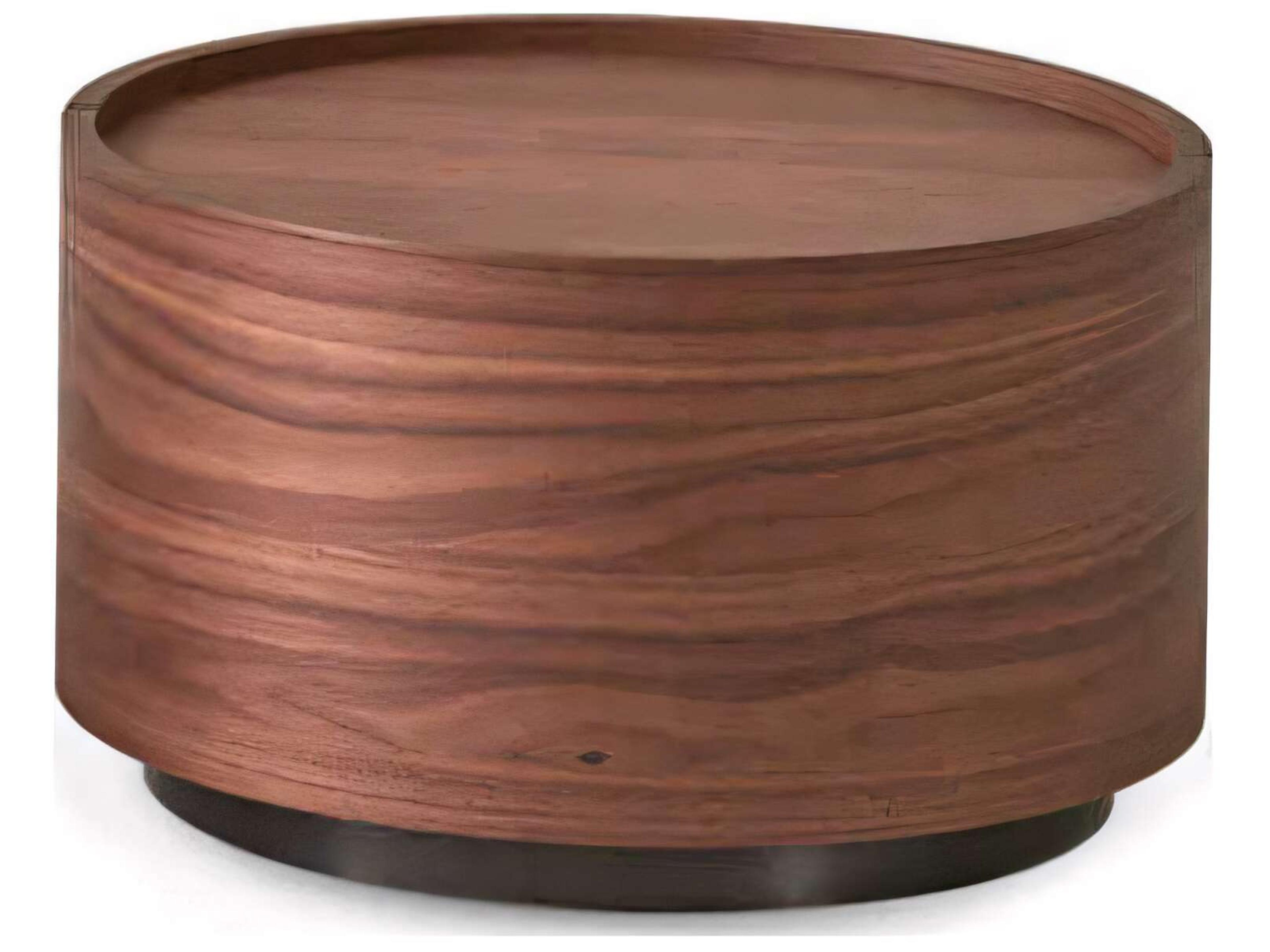 Dedalo Nightstand Modern Walnut Storage Module