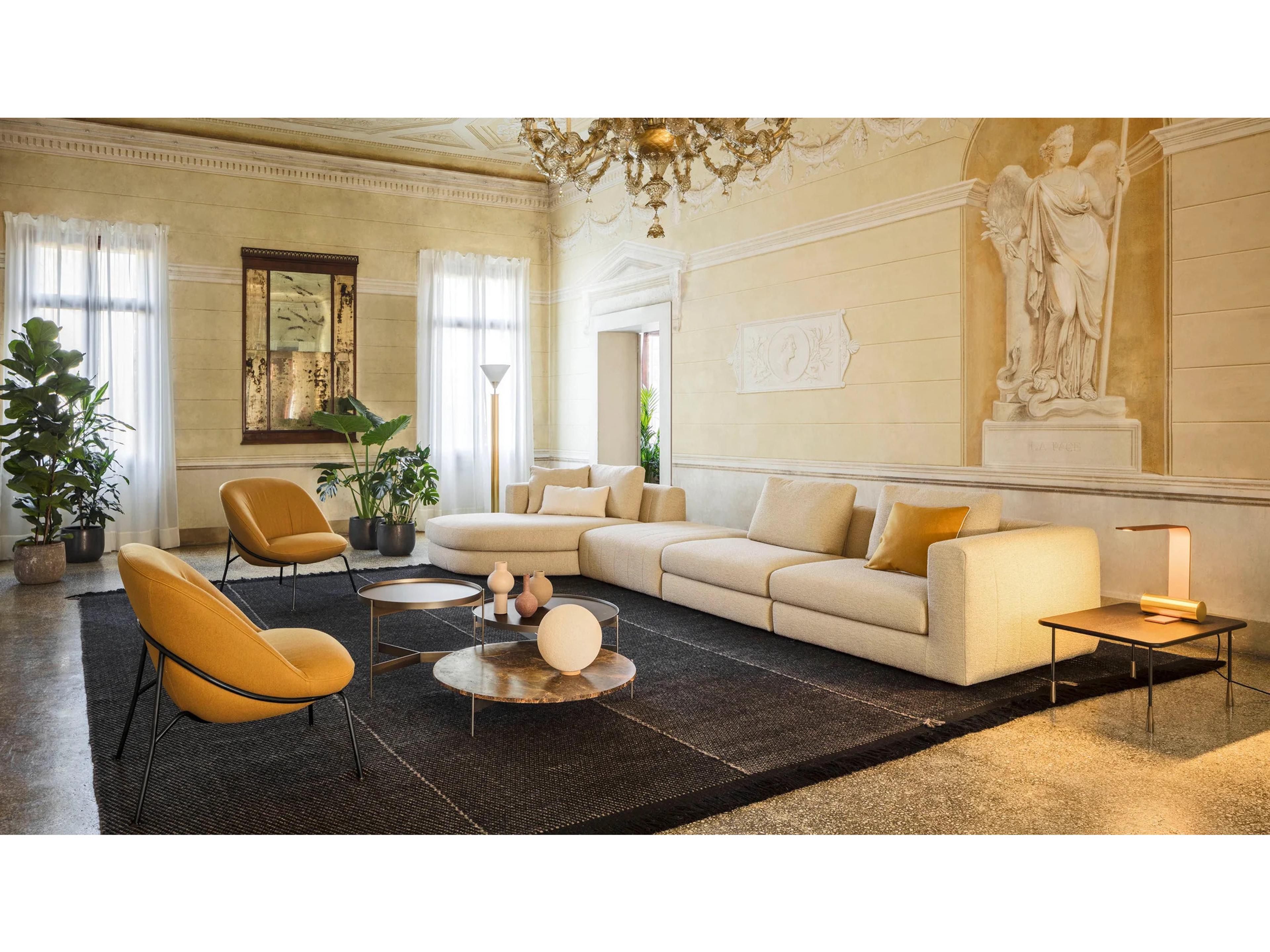 Pianca Tobias Right Sectional - Light beige Kos