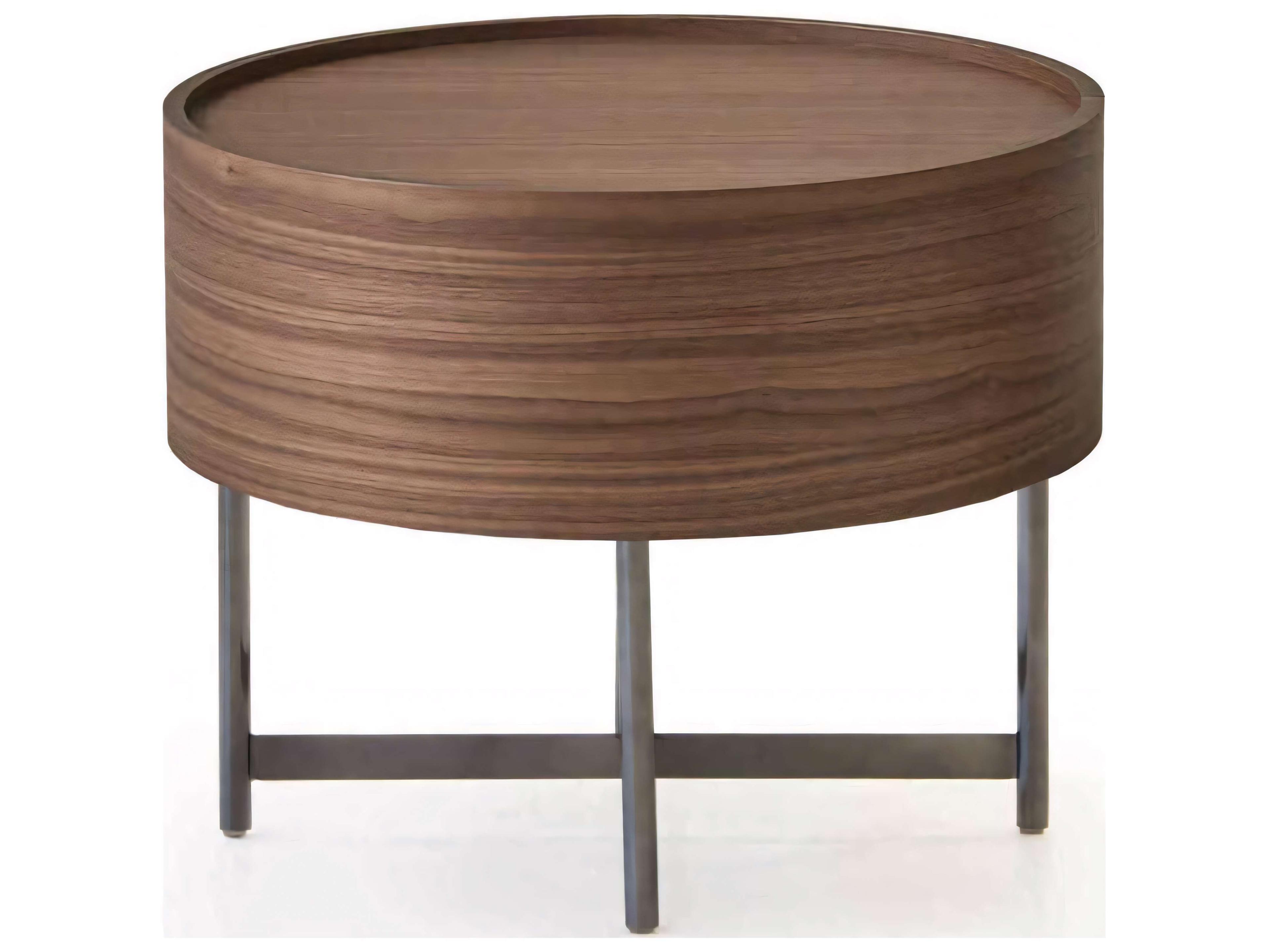 Pianca Dedalo 1-Drawer Brown Nightstand