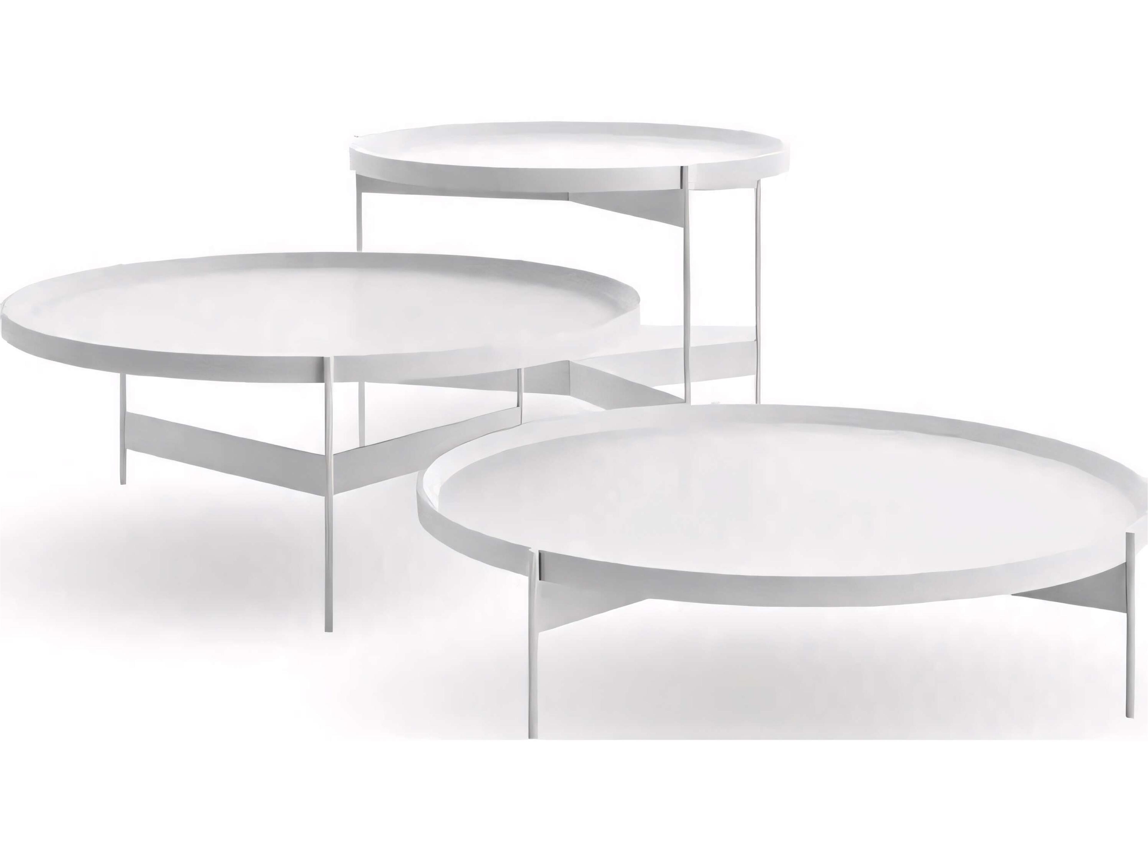 Abaco Round Metal Matte Coffee Table