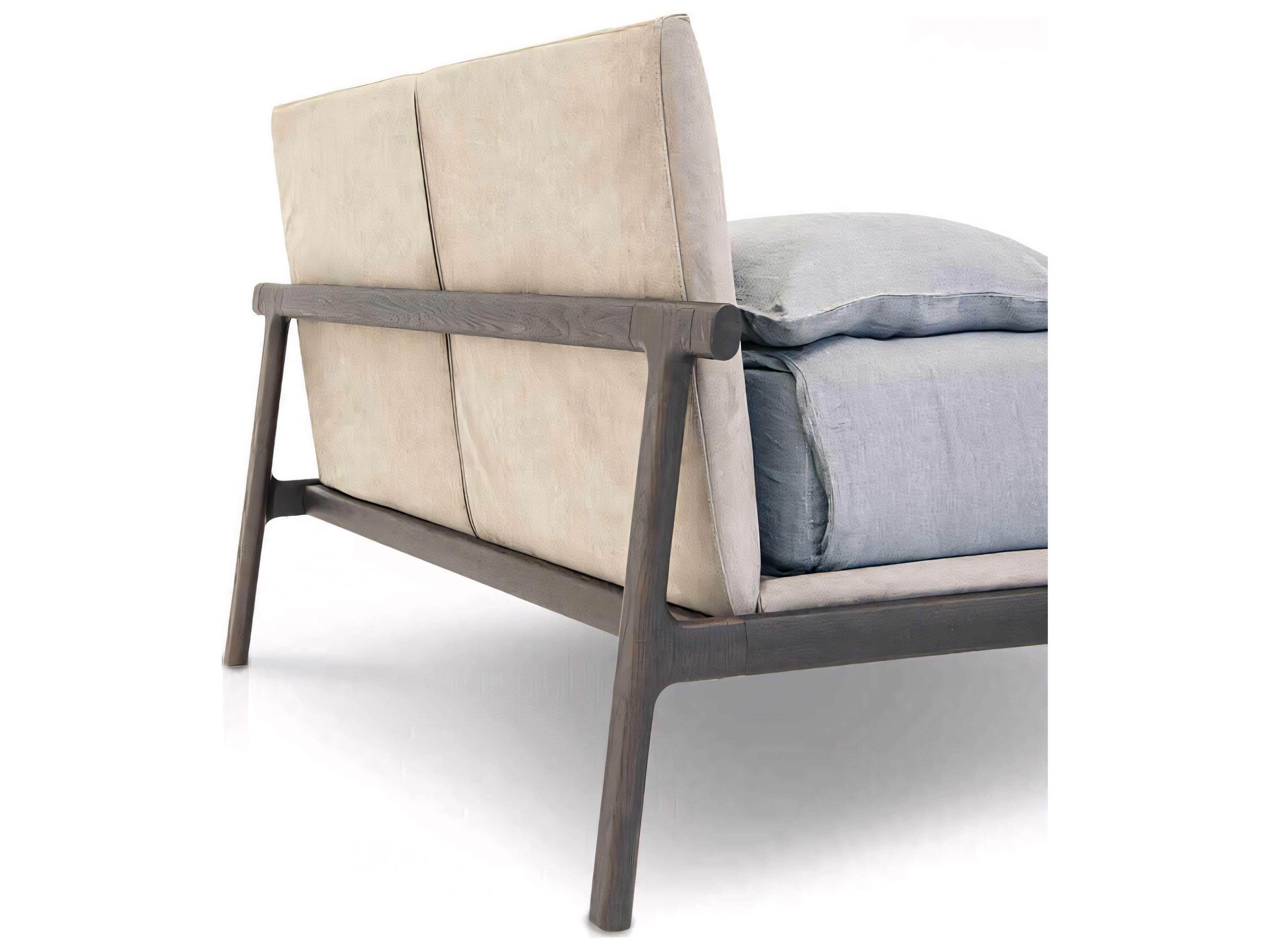 Pianca Fushimi Beige Solid Wood Upholstered Queen Platform Bed