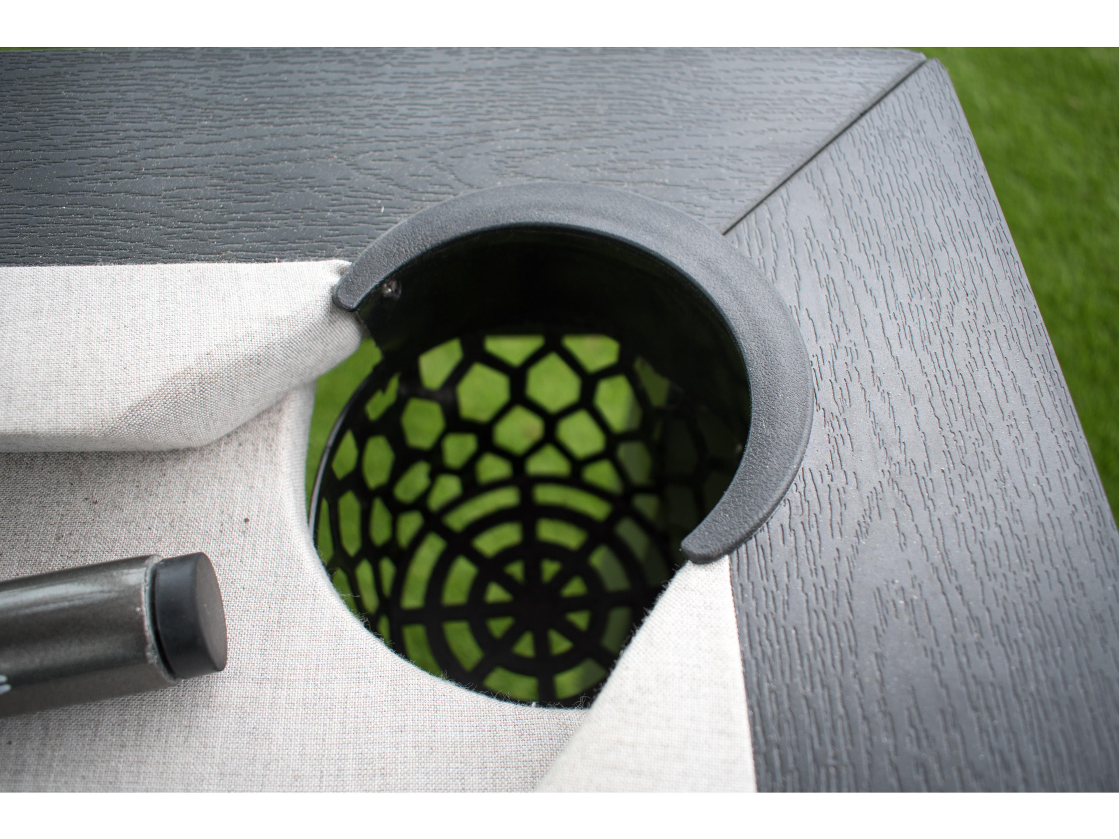 Panama Jack Outdoor Polywood Slate Black Indoor/Outdoor Billiard Table