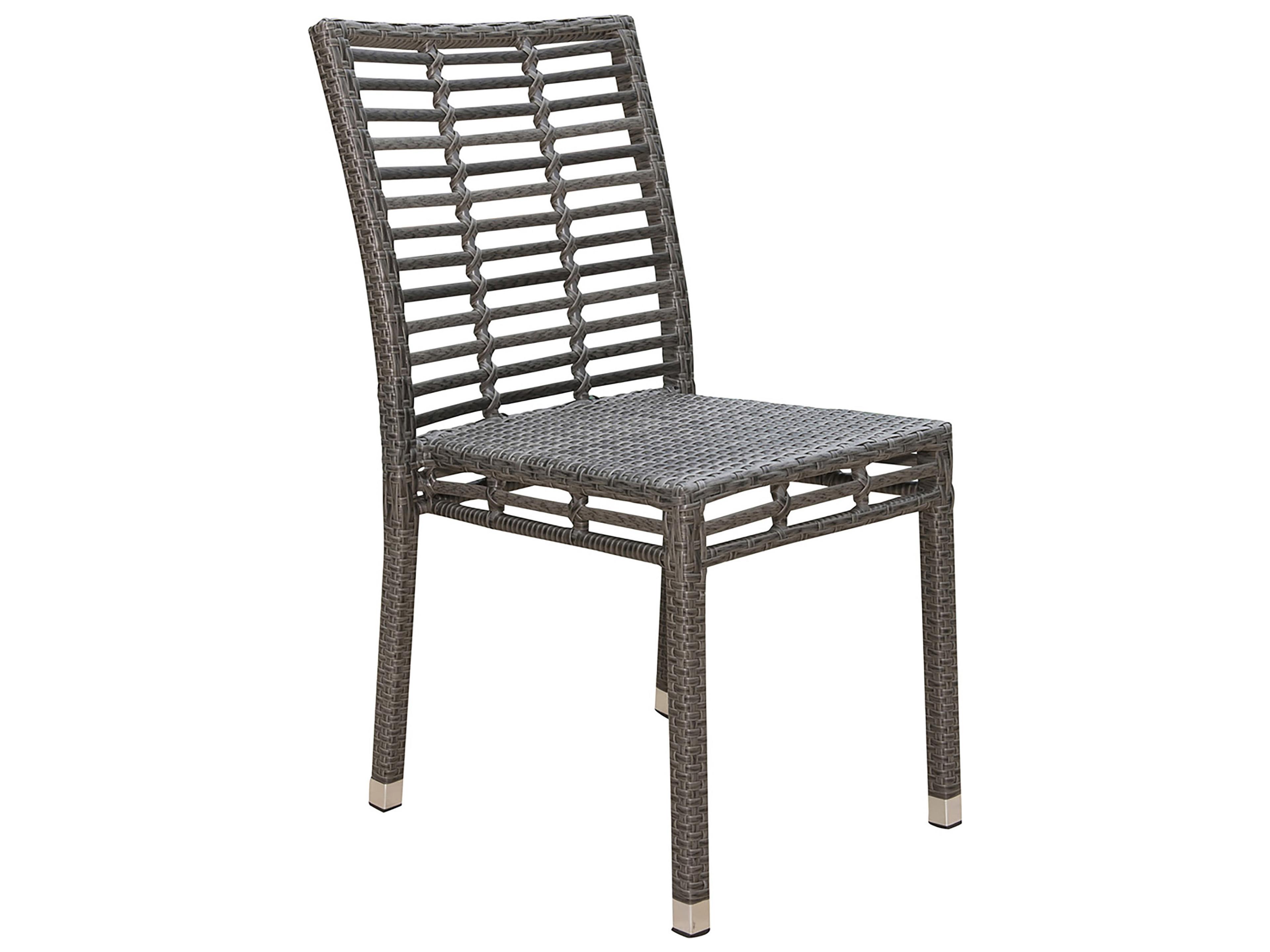 Graphite Set of 2 Stackable Side Chairs
