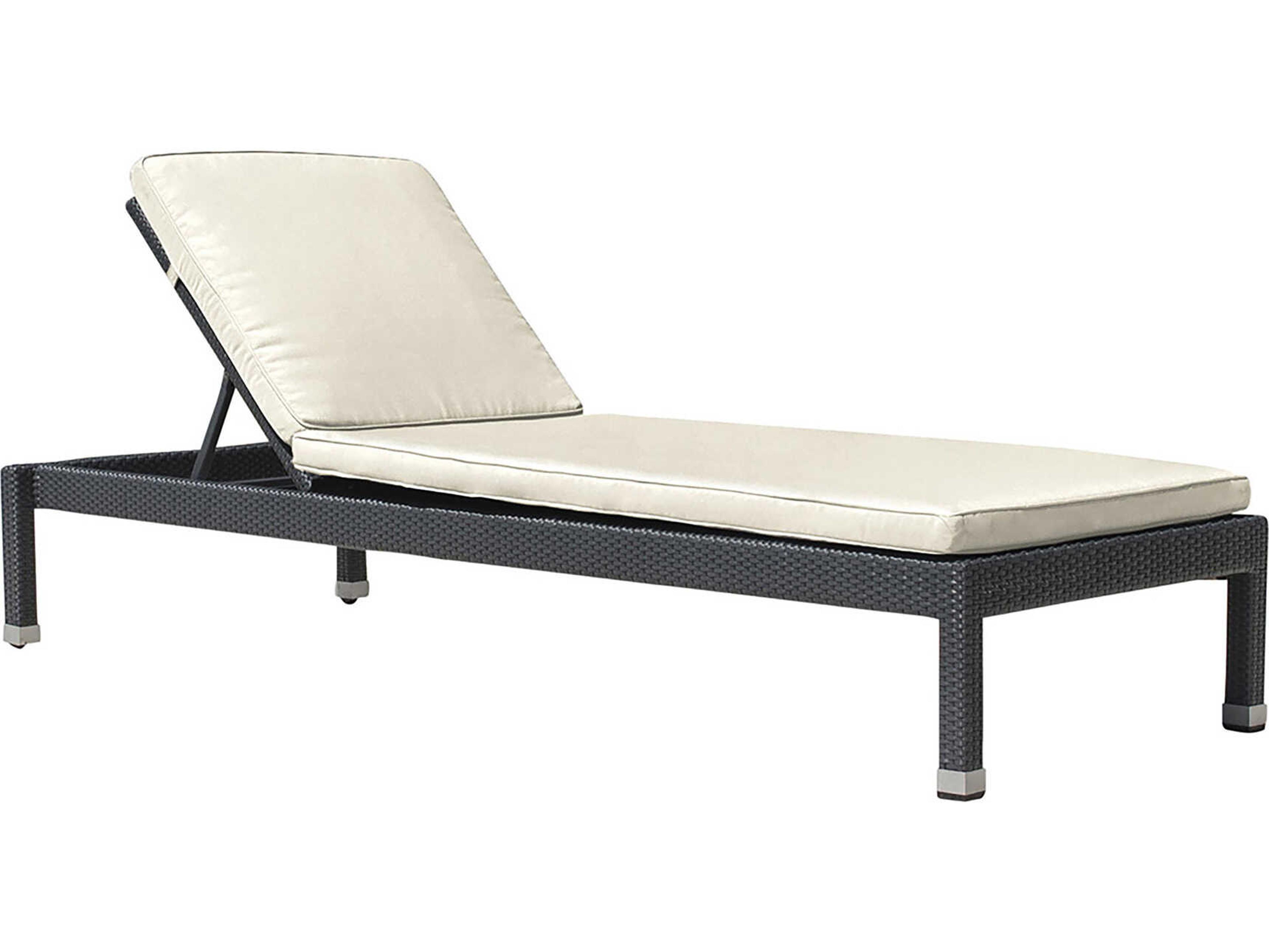 Onyx Wicker Cushion Outdoor Patio Chaise Lounge