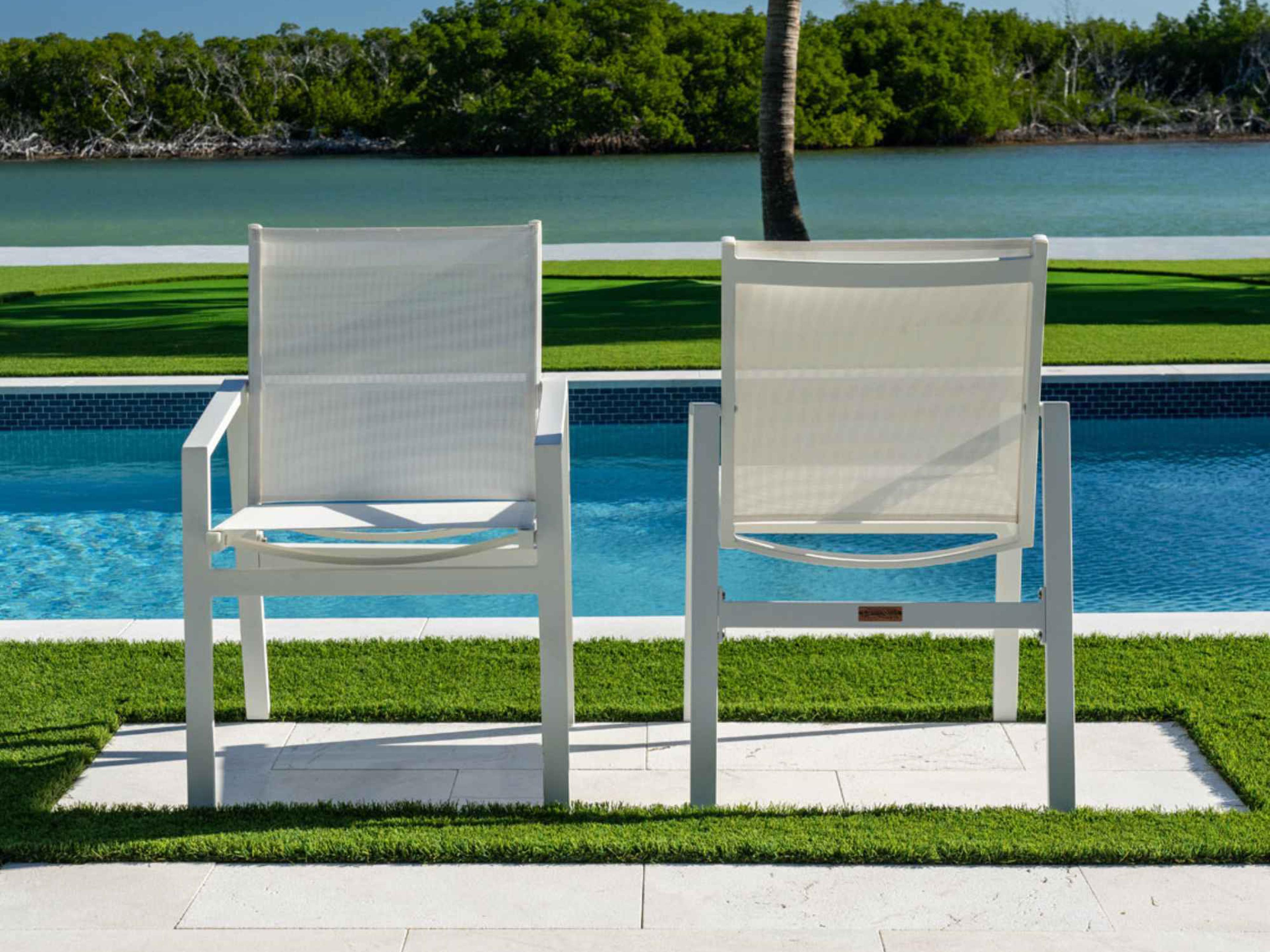 Panama Jack Mykonos Set of 2 Stackable Armchairs