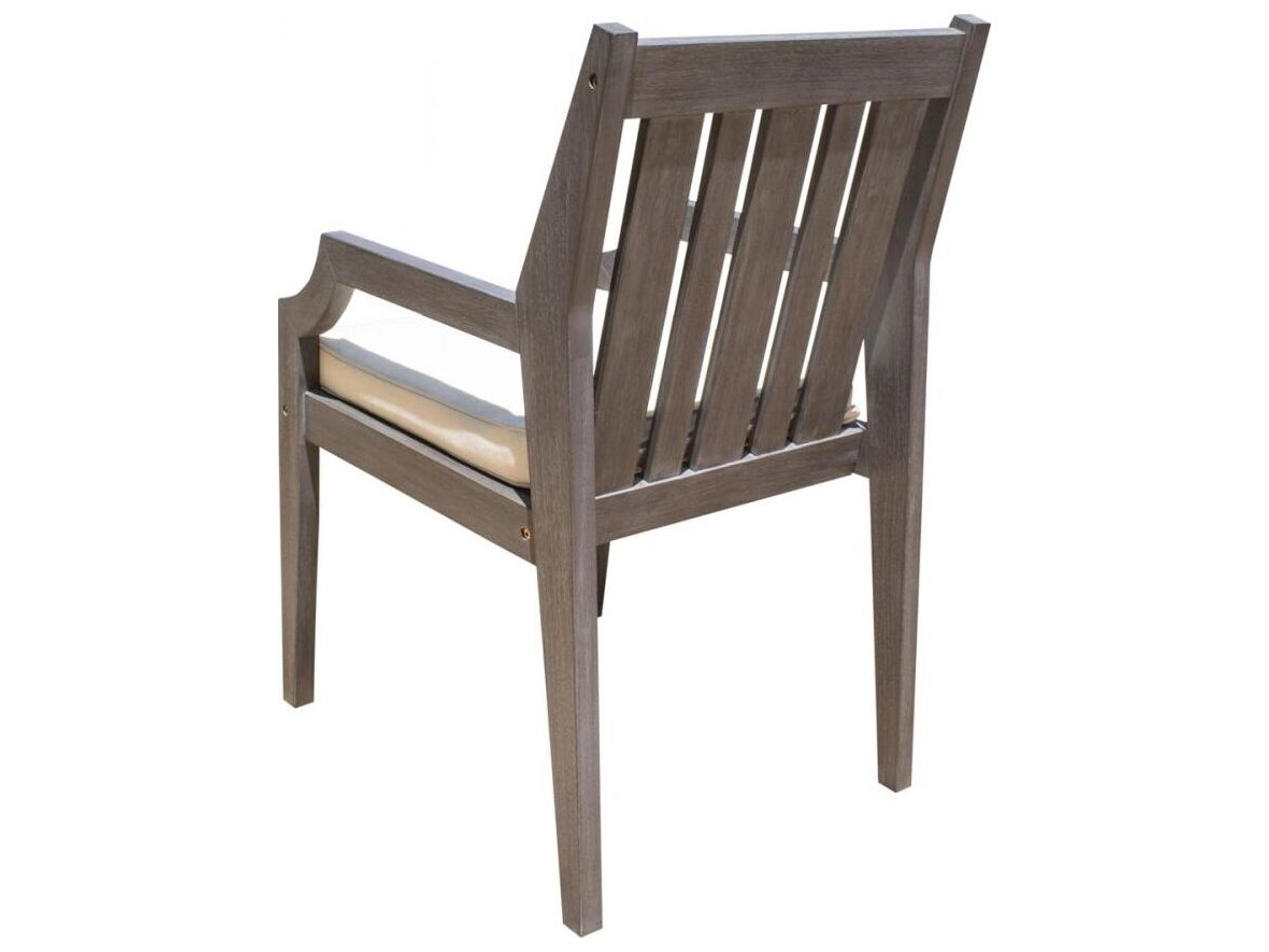 Panama Jack Poolside Aluminum Cushion Patio Dining Arm Chair
