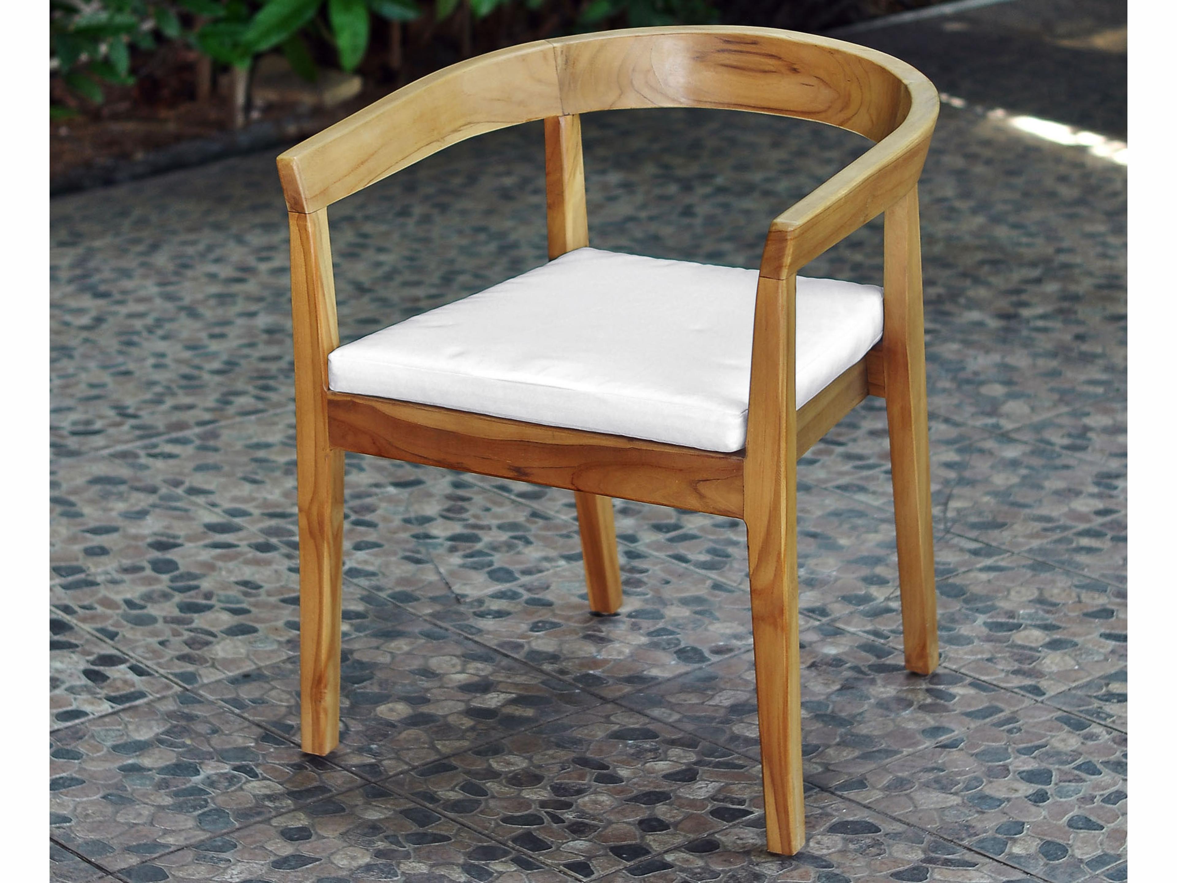 Panama Jack Outdoor Bali Teak Cushion 5 Piece Dining Set